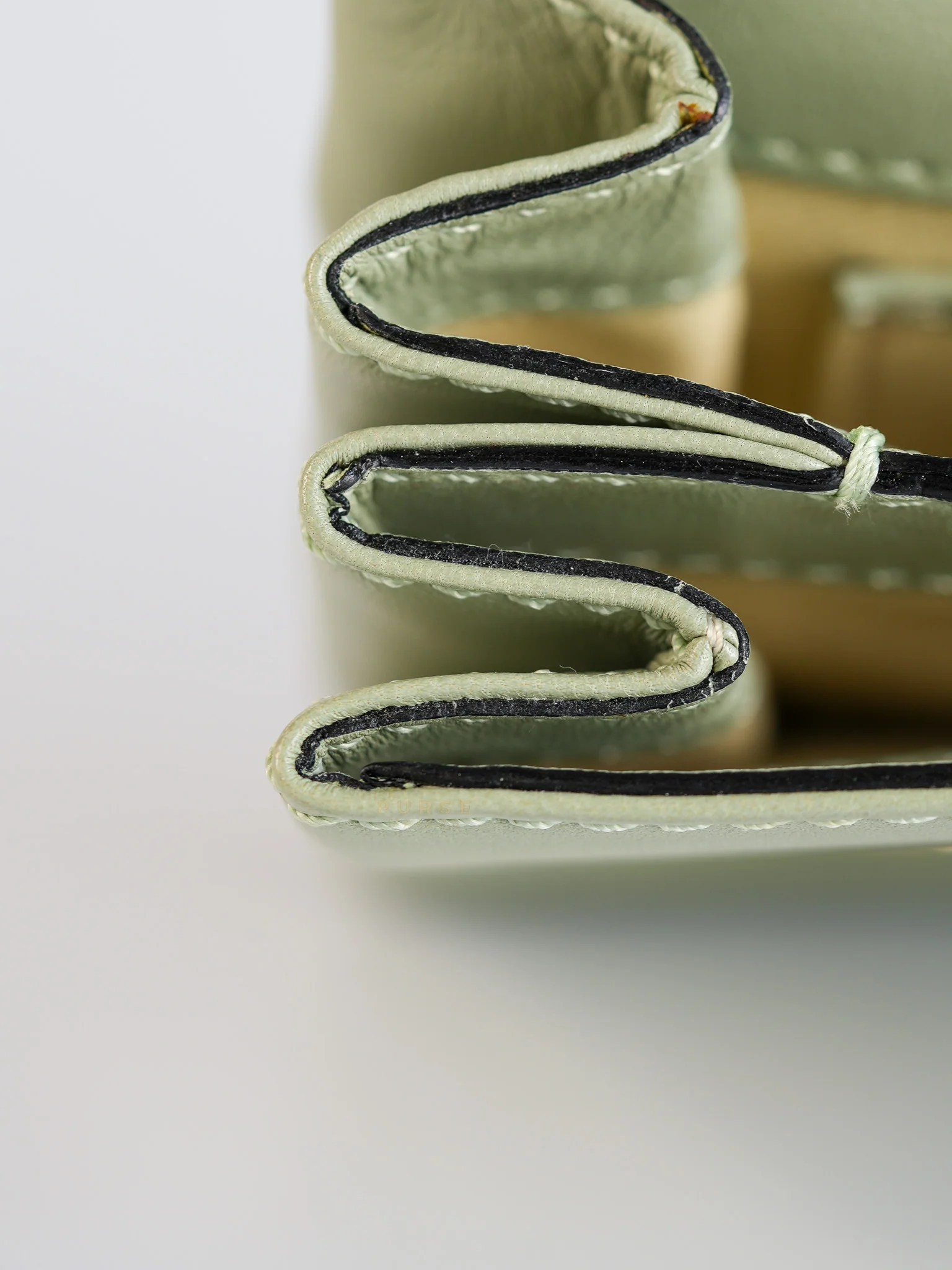Valentino Vavavoom Rockstud Light Green Leather - Image 40