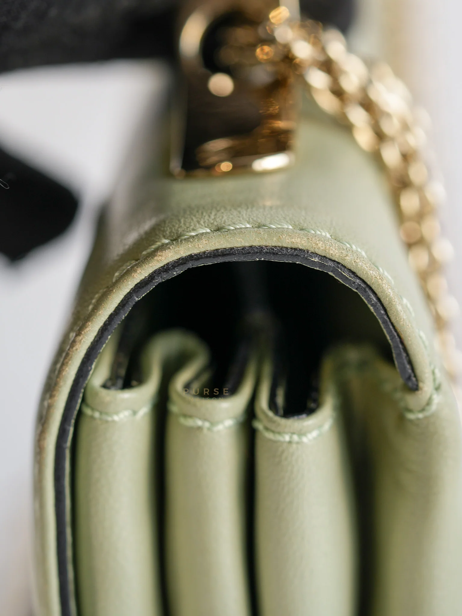 Valentino Vavavoom Rockstud Light Green Leather - Image 44