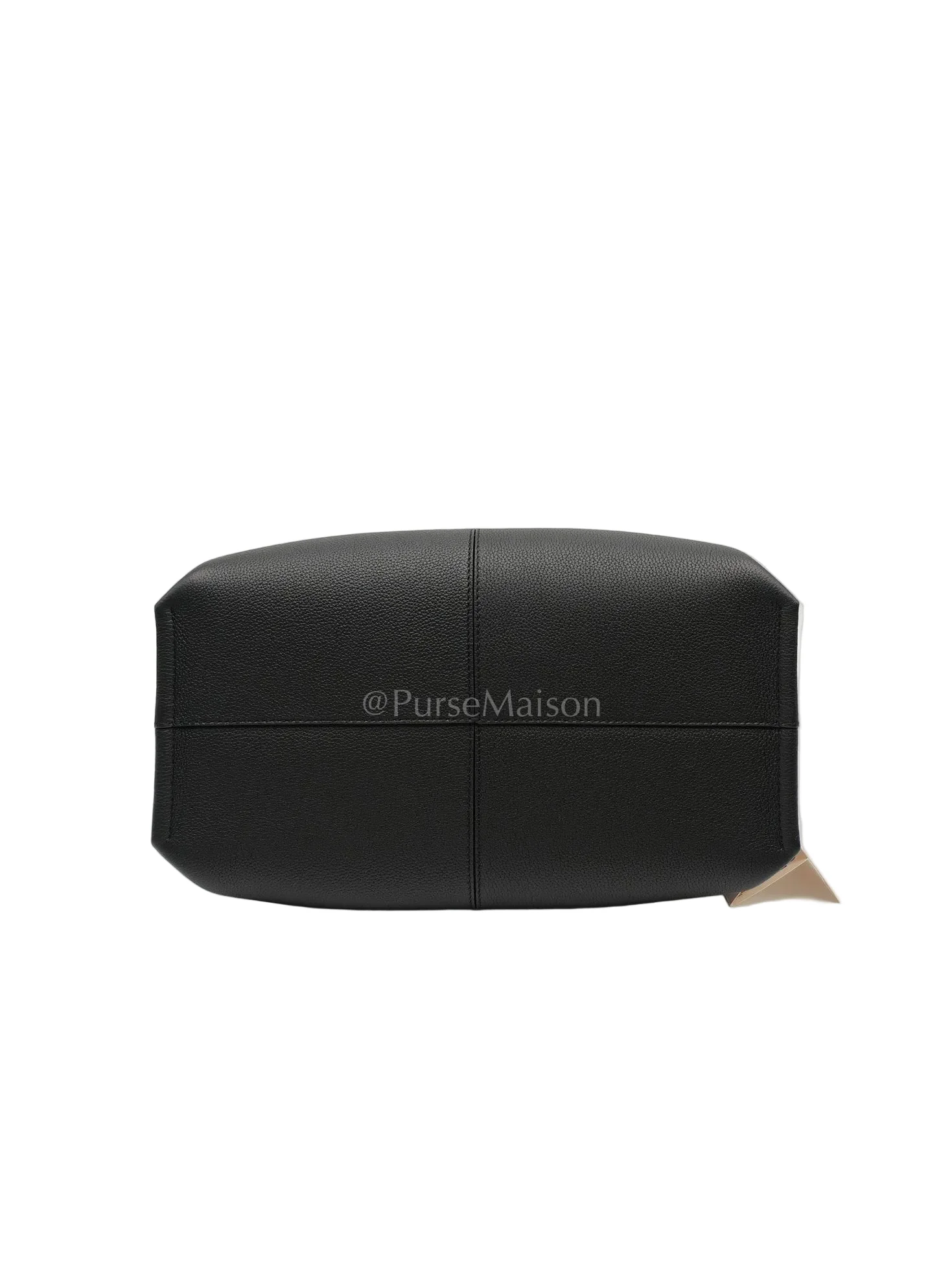 Polene Numero Neuf in Black Graine Leather Shoulder Bag - Image 7