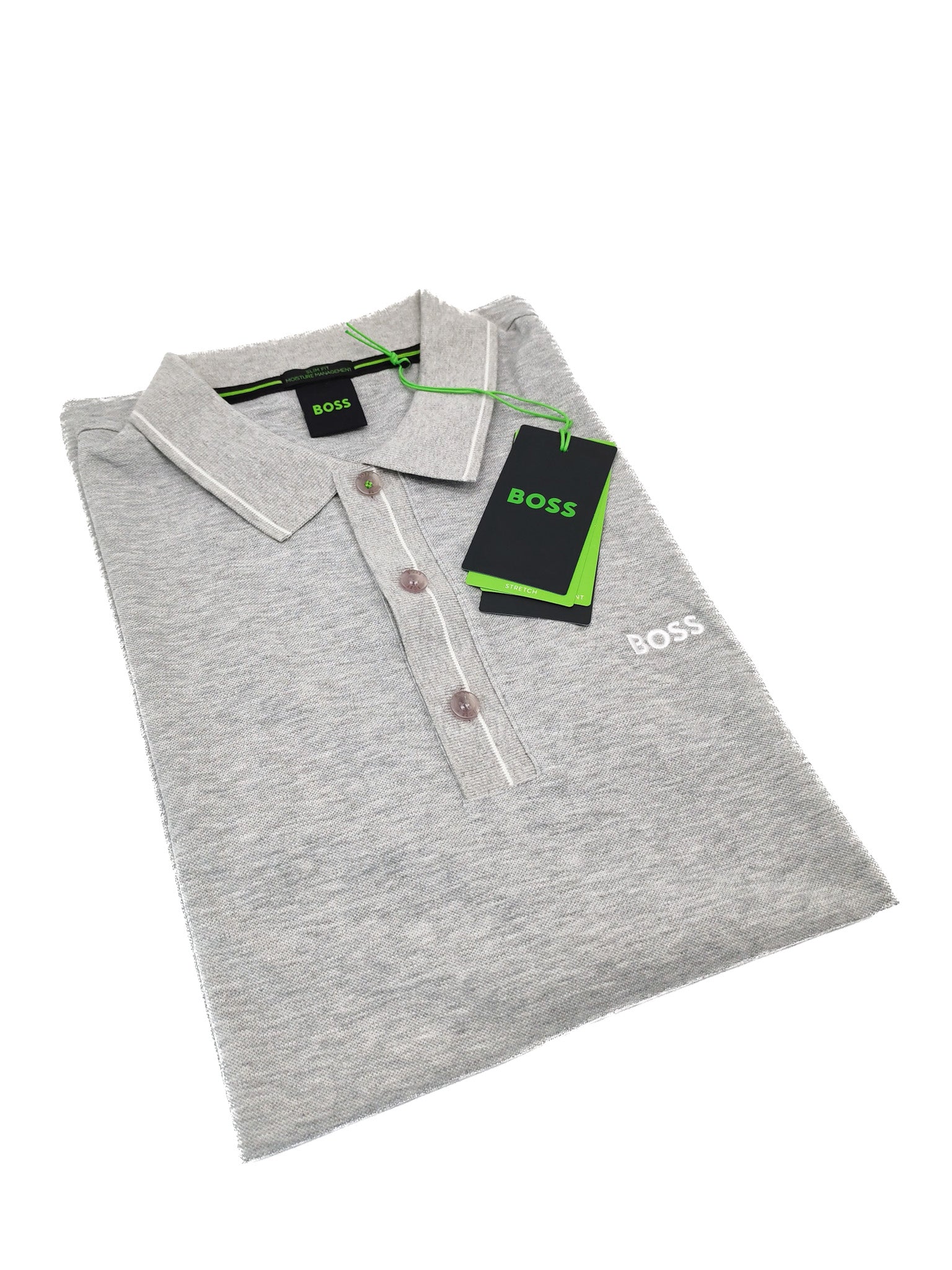 Hugo Boss Jersey Polo Shirt in Gray for Men Size L