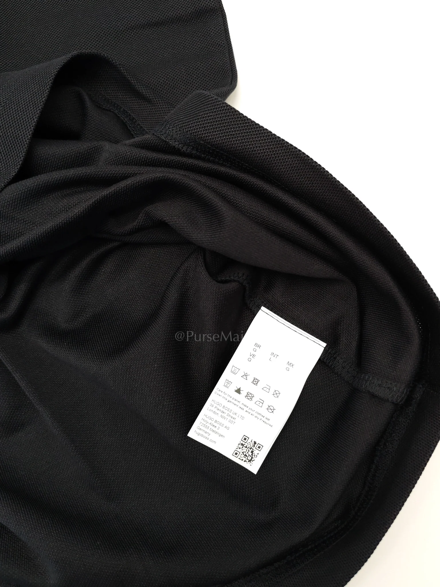 Hugo Boss Jersey Polo Shirt in Navy/Dark Blue for Men Size L - Image 8