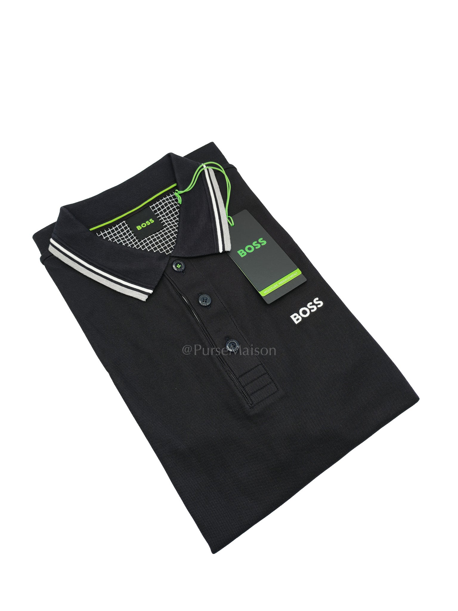 Hugo Boss Jersey Polo Shirt in Navy/Dark Blue for Men Size M - Image 2