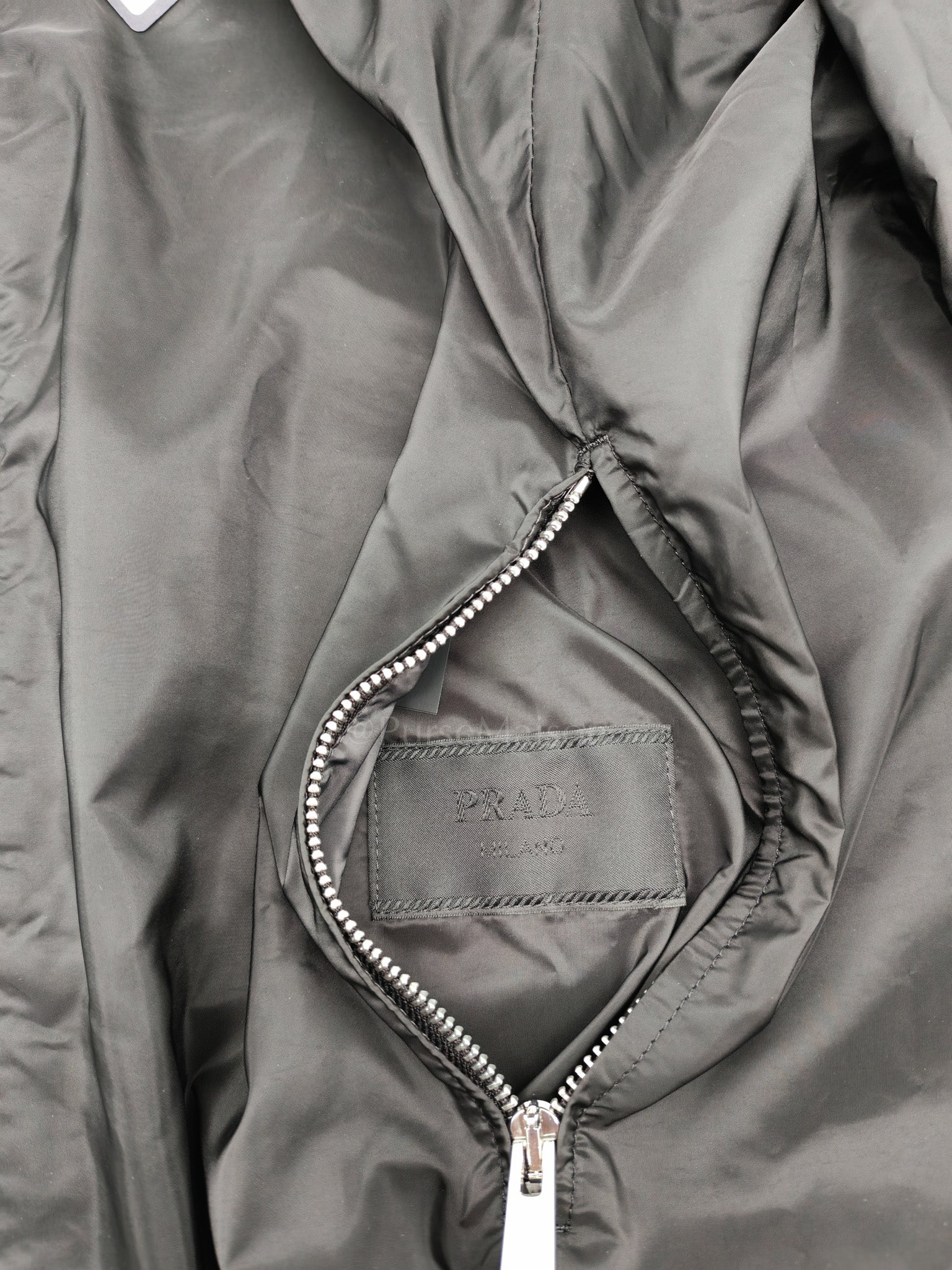 Prada Blouson Reversible Black Nylon Jacket Size 52 - Image 4