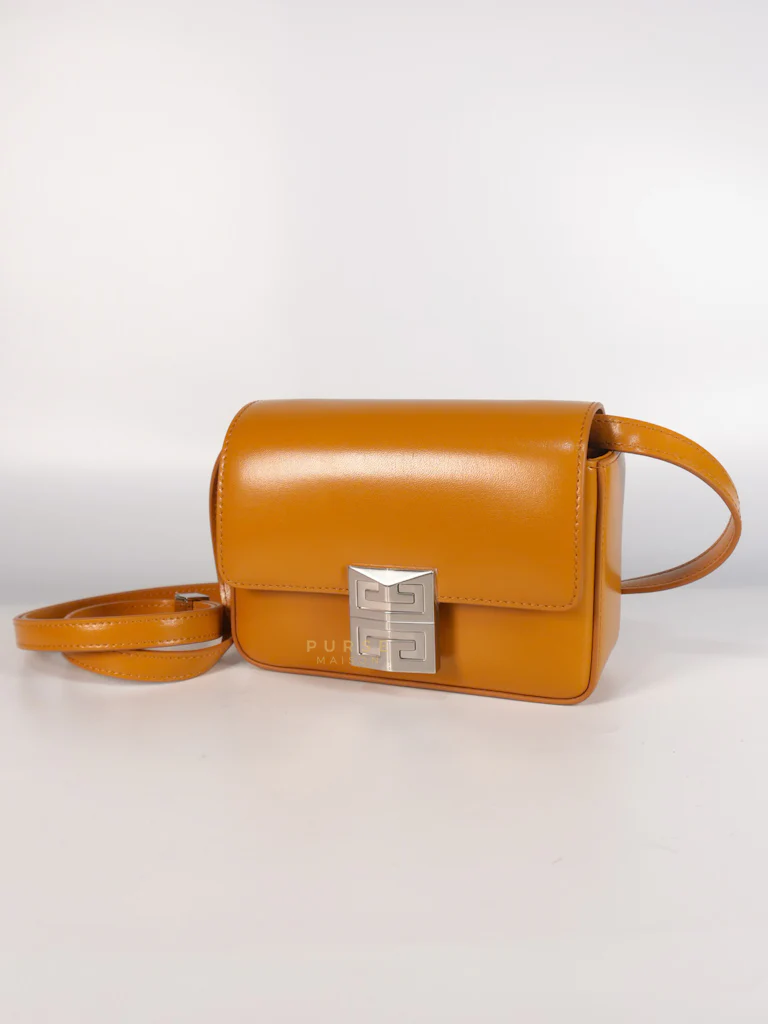 Givenchy 4G Small Caramel in Smooth Leather Crossbody Bag - Image 2