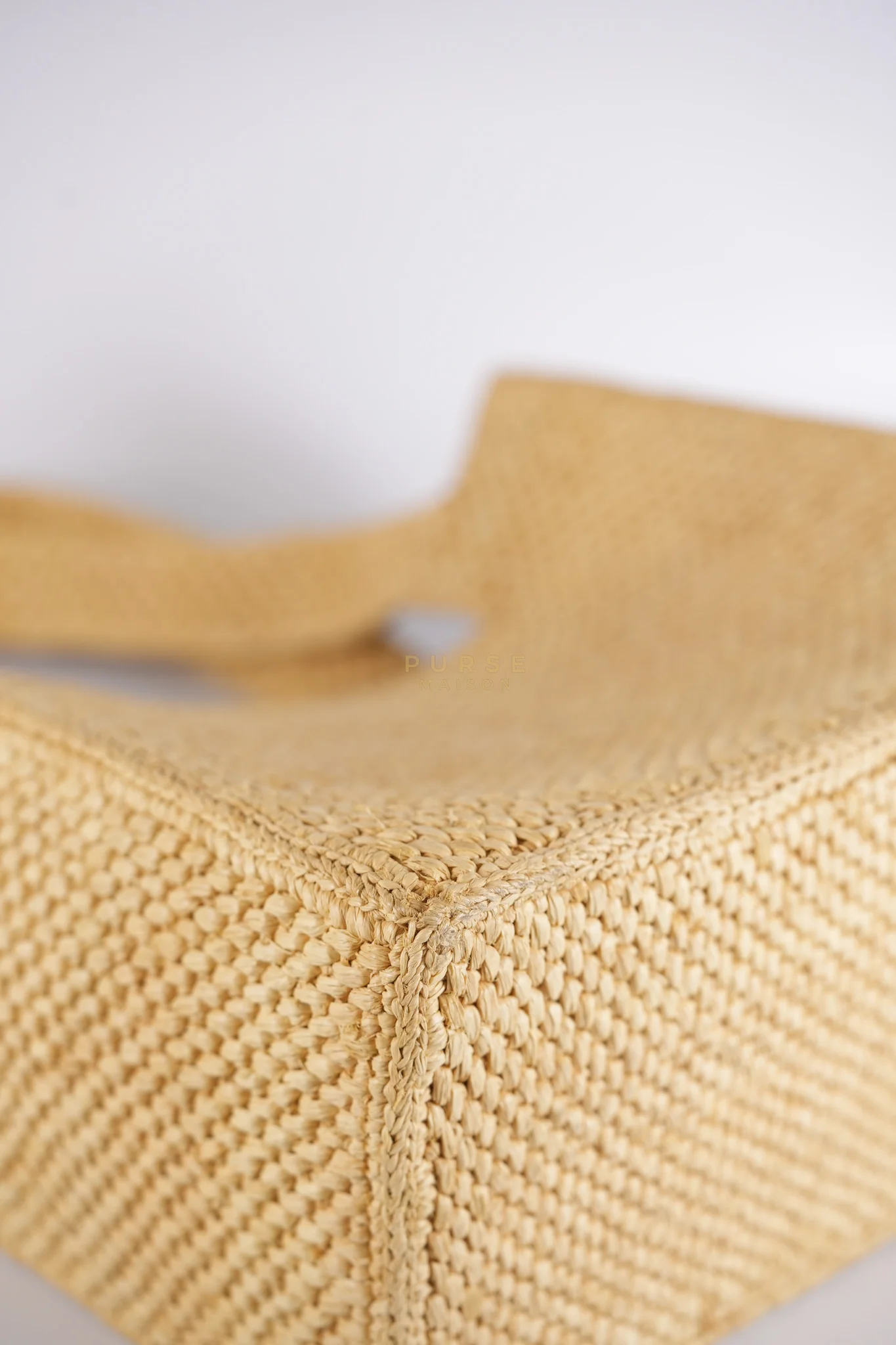 Loewe Font Tote in Raffia Beige Tote Bag - Image 11