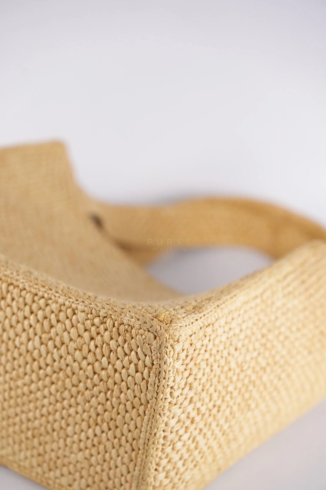 Loewe Font Tote in Raffia Beige Tote Bag - Image 12