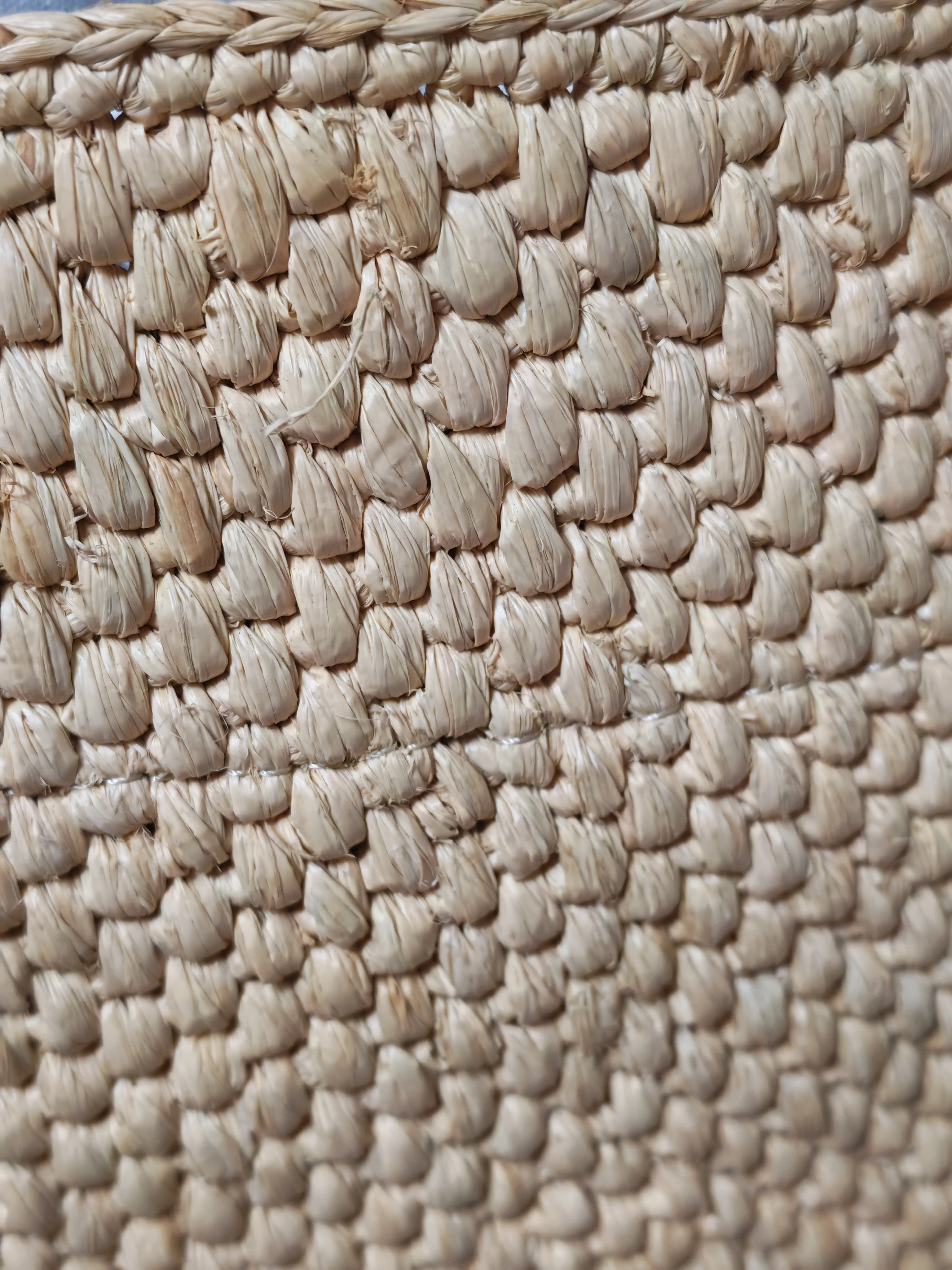 Loewe Font Tote in Raffia Beige Tote Bag - Image 20