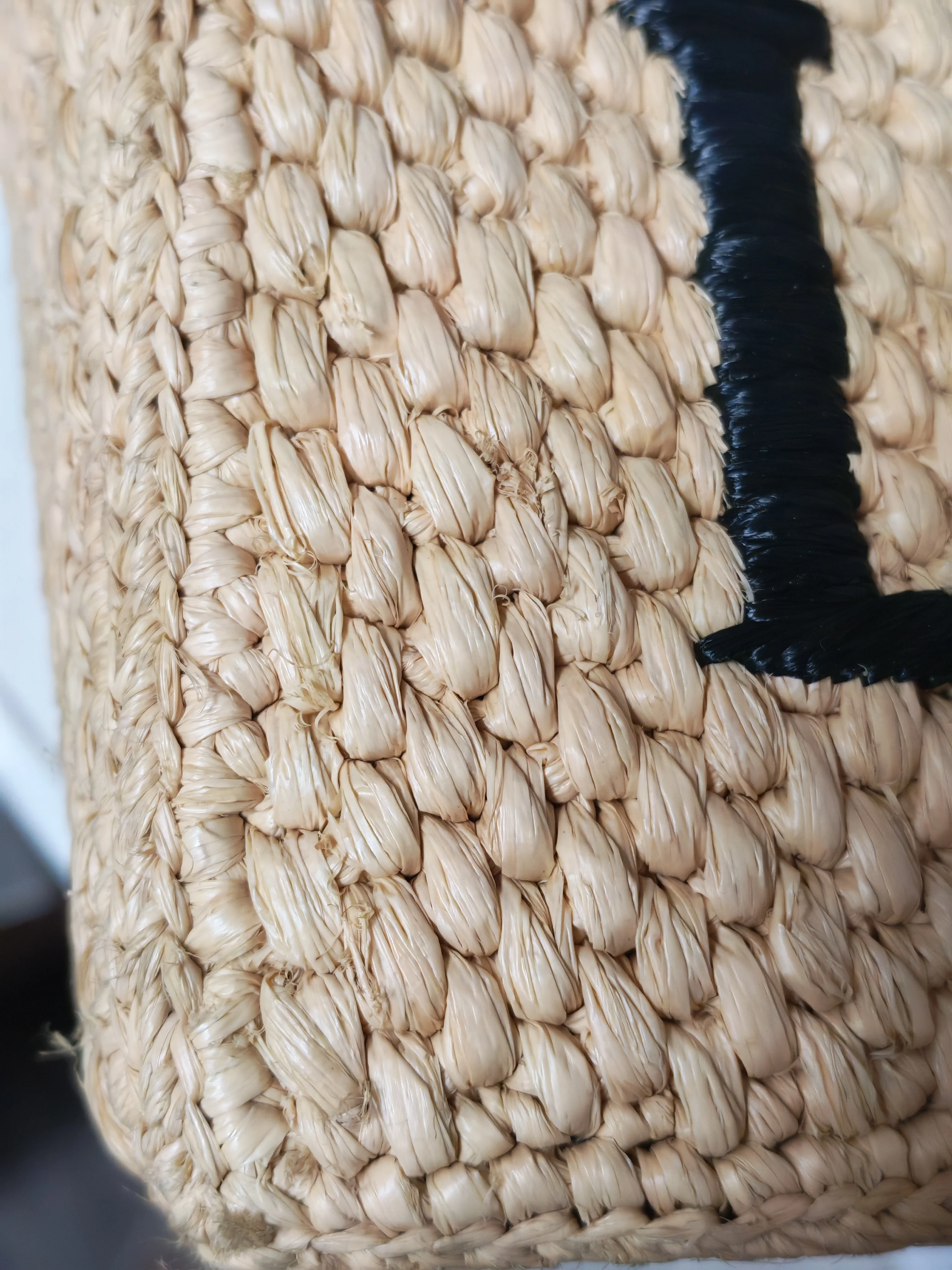 Loewe Font Tote in Raffia Beige Tote Bag - Image 22