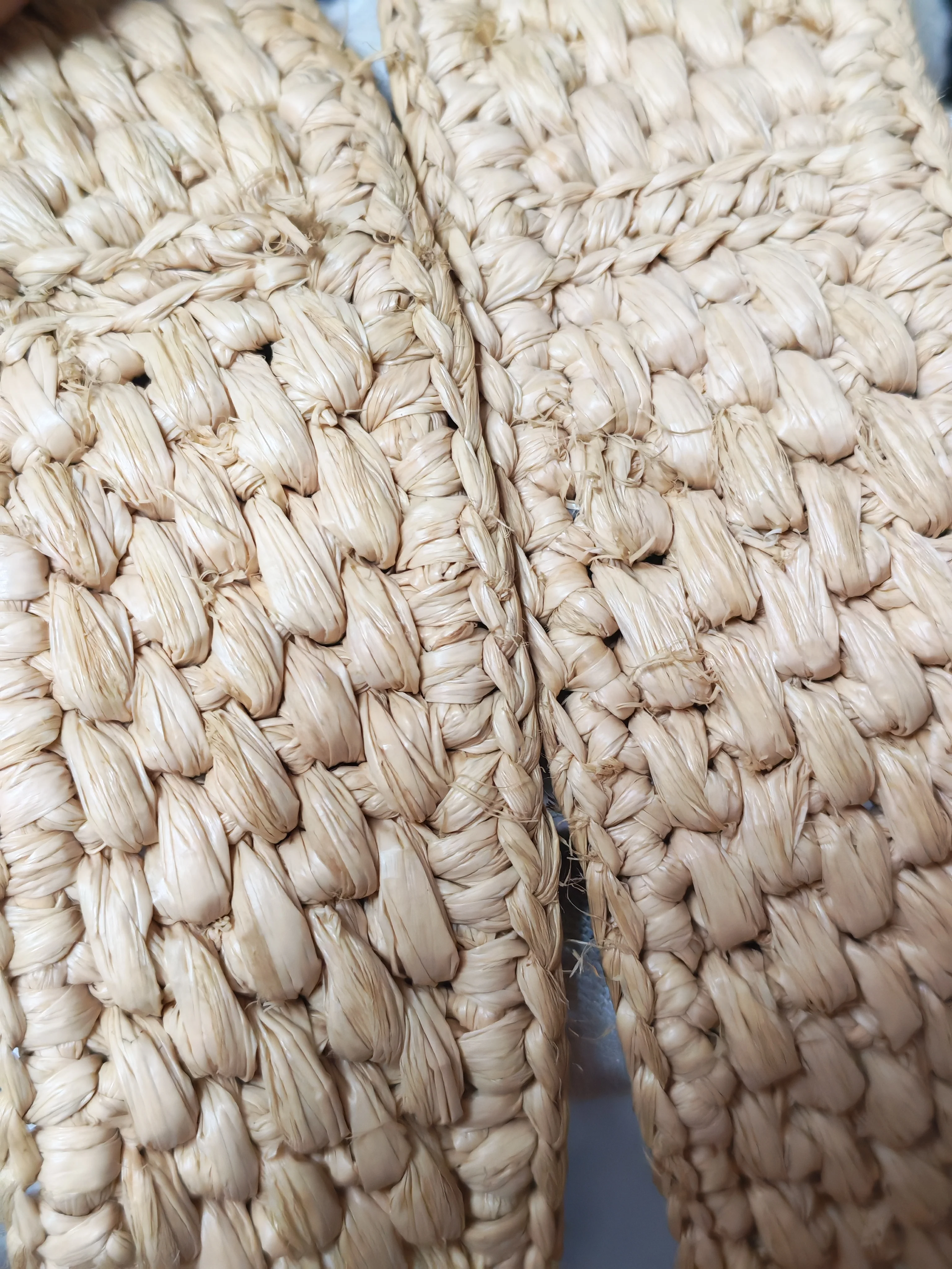 Loewe Font Tote in Raffia Beige Tote Bag - Image 24