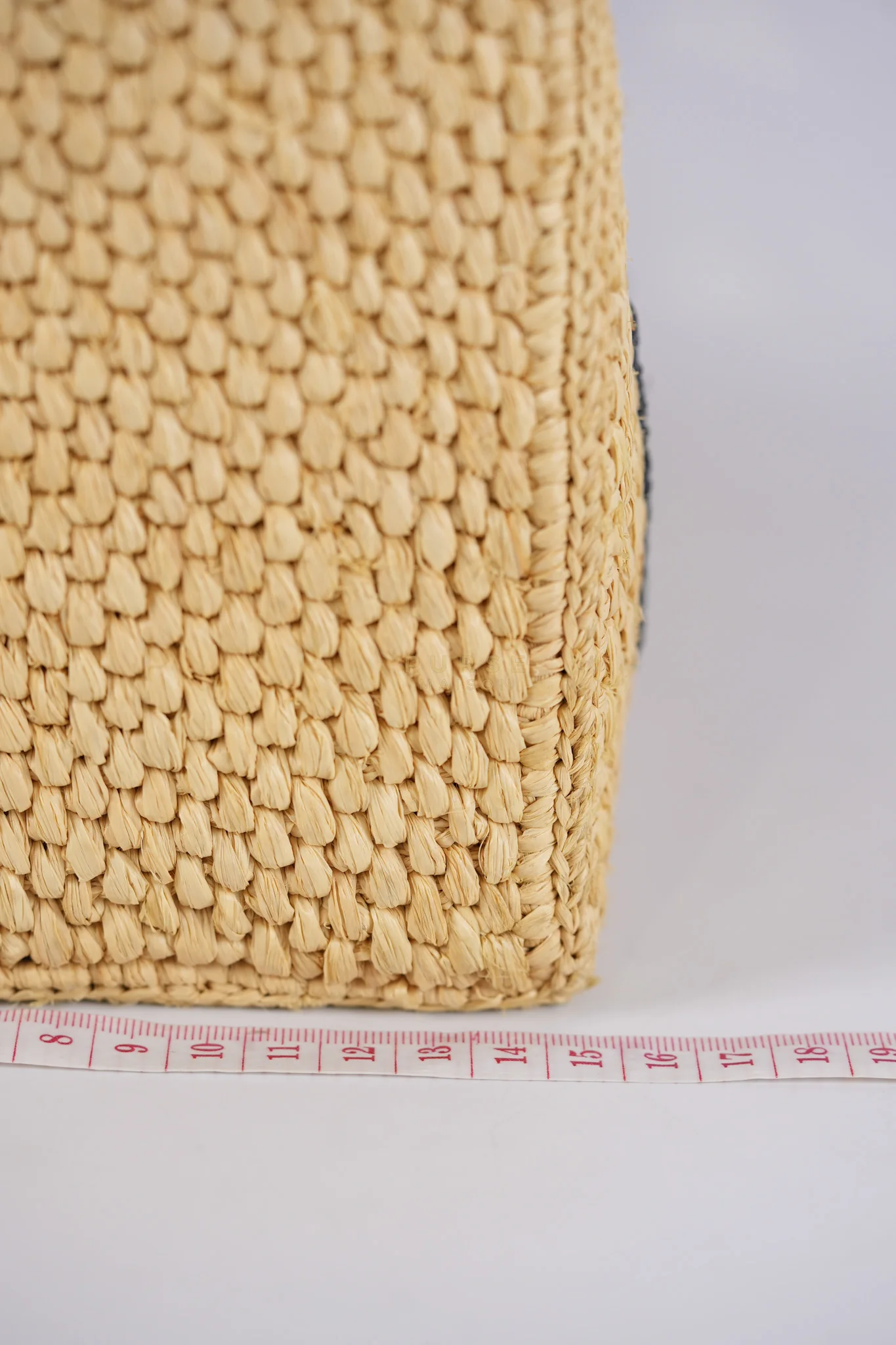 Loewe Font Tote in Raffia Beige Tote Bag - Image 25