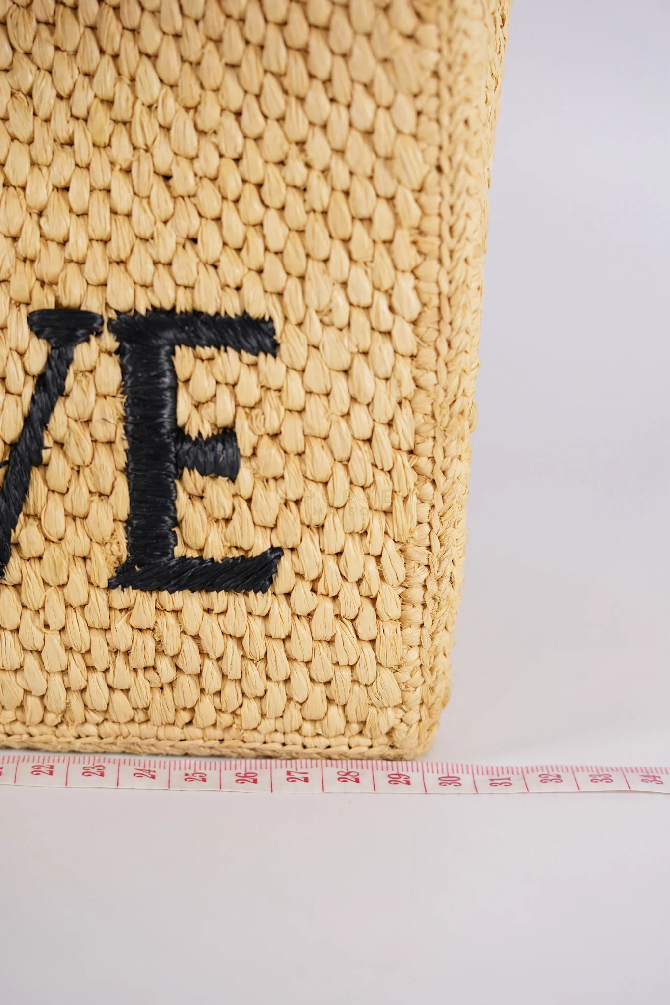 Loewe Font Tote in Raffia Beige Tote Bag - Image 27