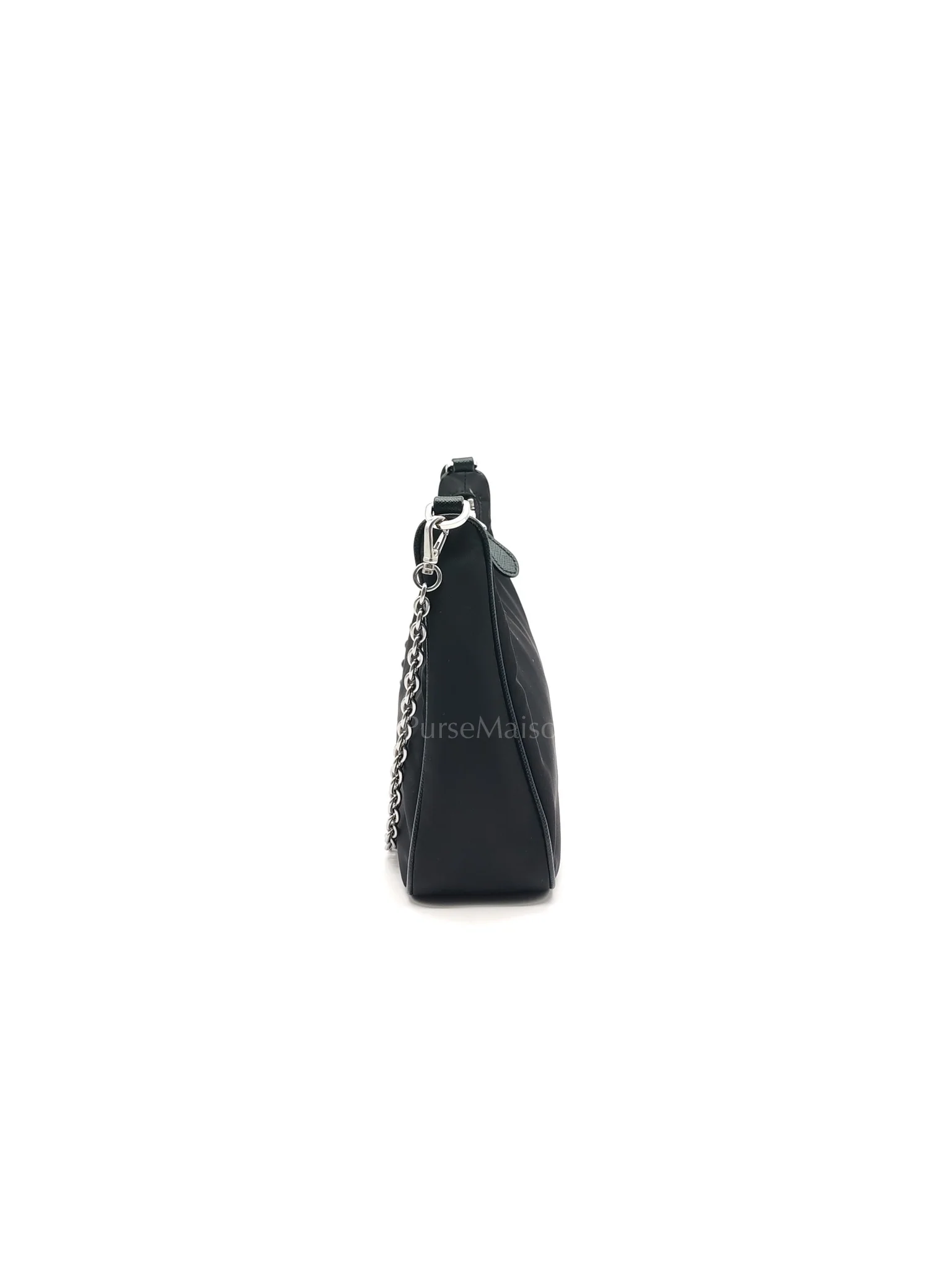Prada Re-Edition 2005 in Black Nylon Shoulder Bag - Image 5