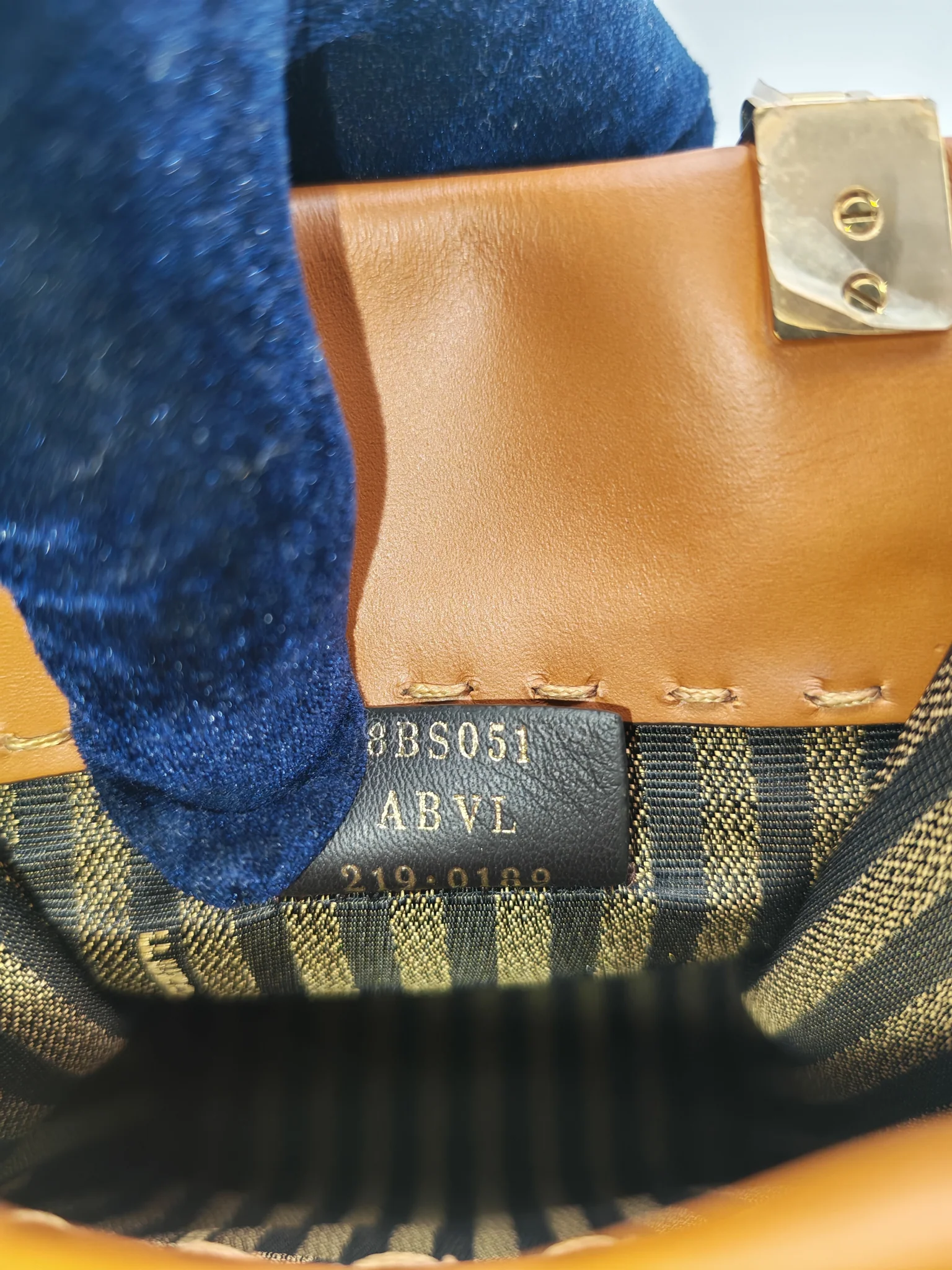 Fendi Roma Sunshine Mini Shopper Bag in Brown Calfskin Leather and Tortoise-Shell Handle - Image 24