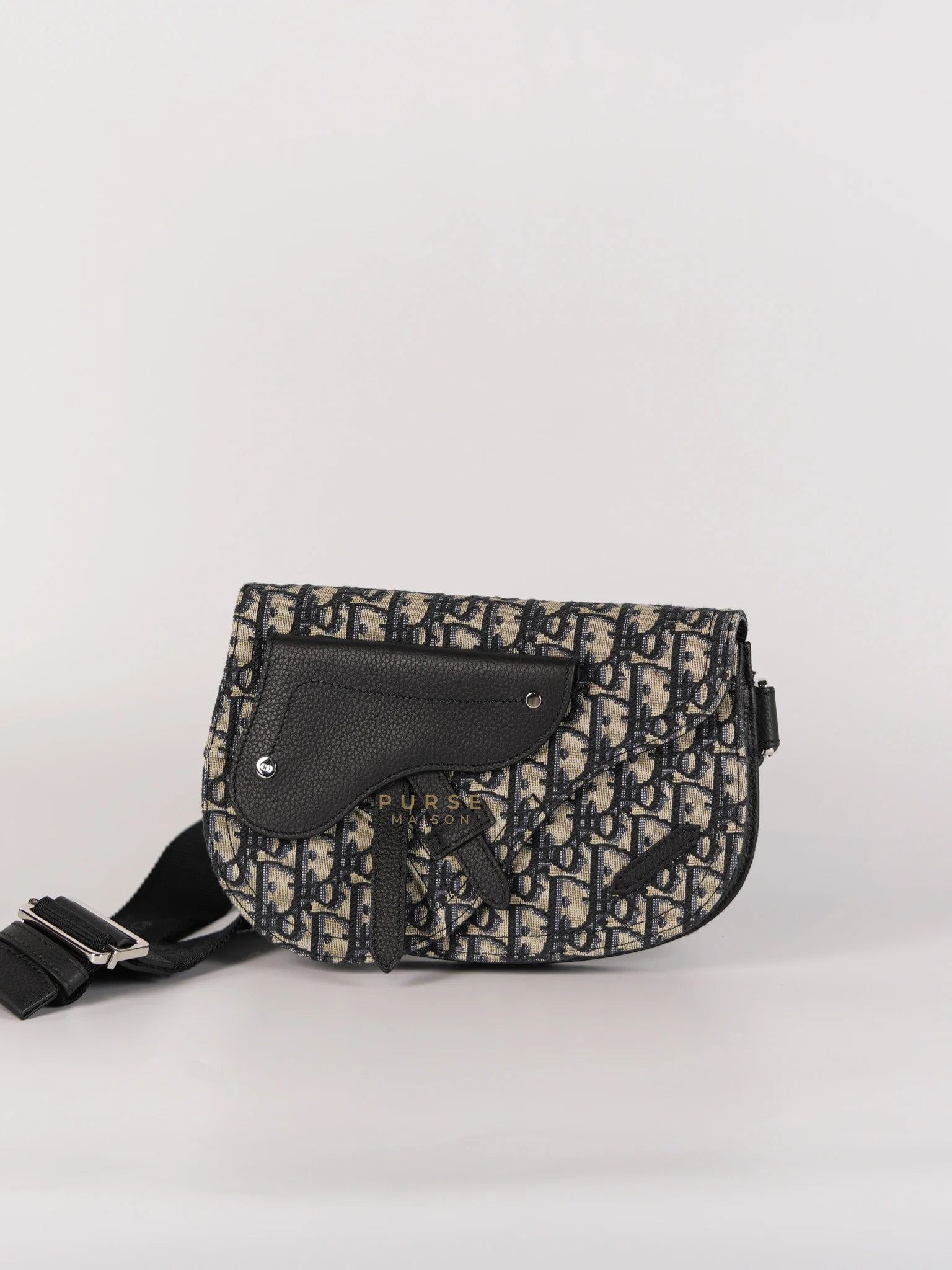 Christian Dior Saddle Messenger Bag Oblique Jacquard Canvas - Image 2