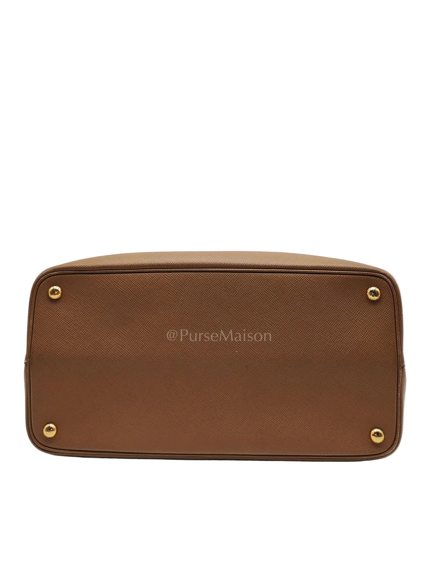Prada 1BG756 Double Bag Large in Tan Saffiano Cuir Leather Shoulder Bag - Image 5