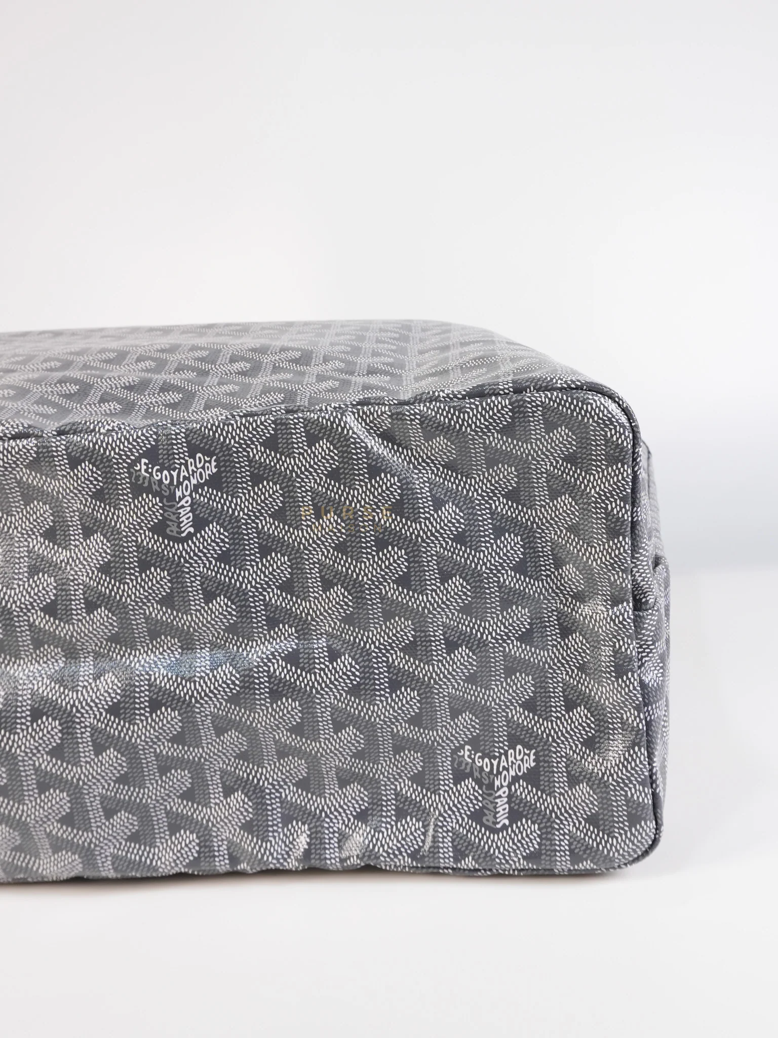 Goyard Saint Louis PM Gray in Goyardine Canvas - Image 15