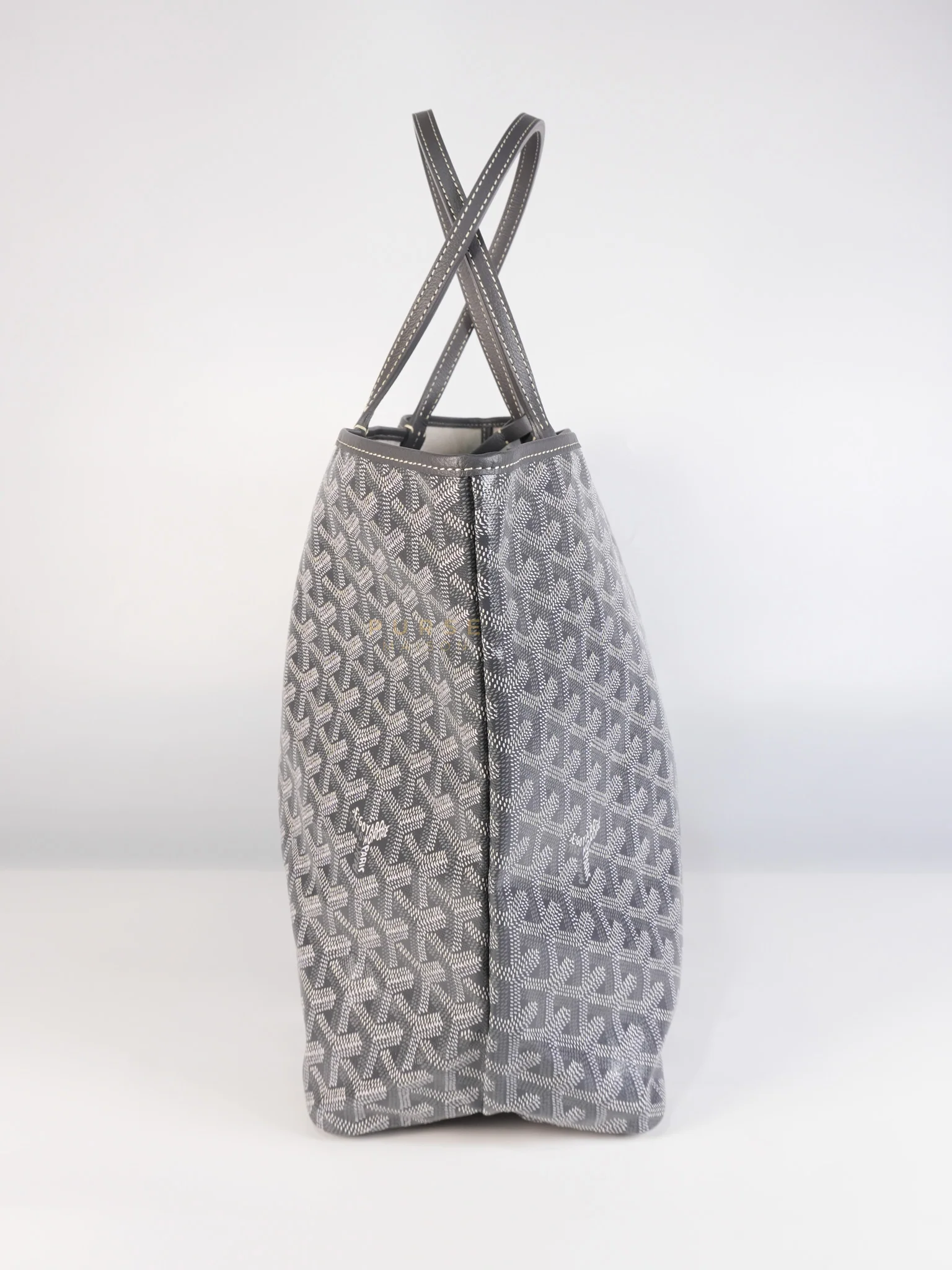 Goyard Saint Louis PM Gray in Goyardine Canvas - Image 6