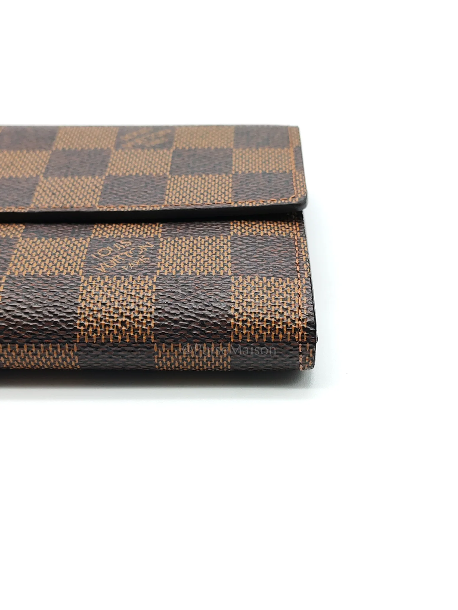 Louis Vuitton Sarah Long Wallet in Damier Ebene Canvas - Image 11