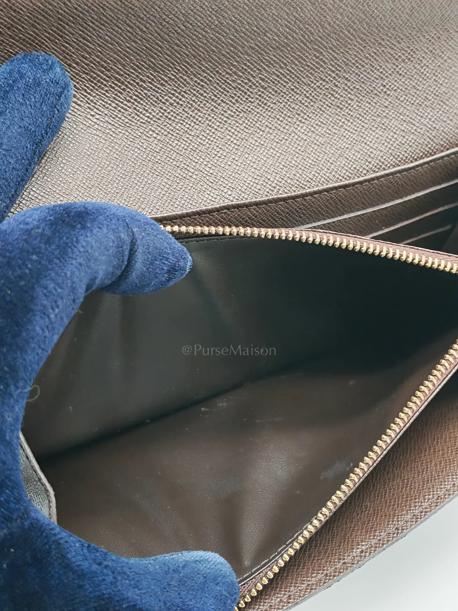 Louis Vuitton Sarah Long Wallet in Damier Ebene Canvas - Image 23