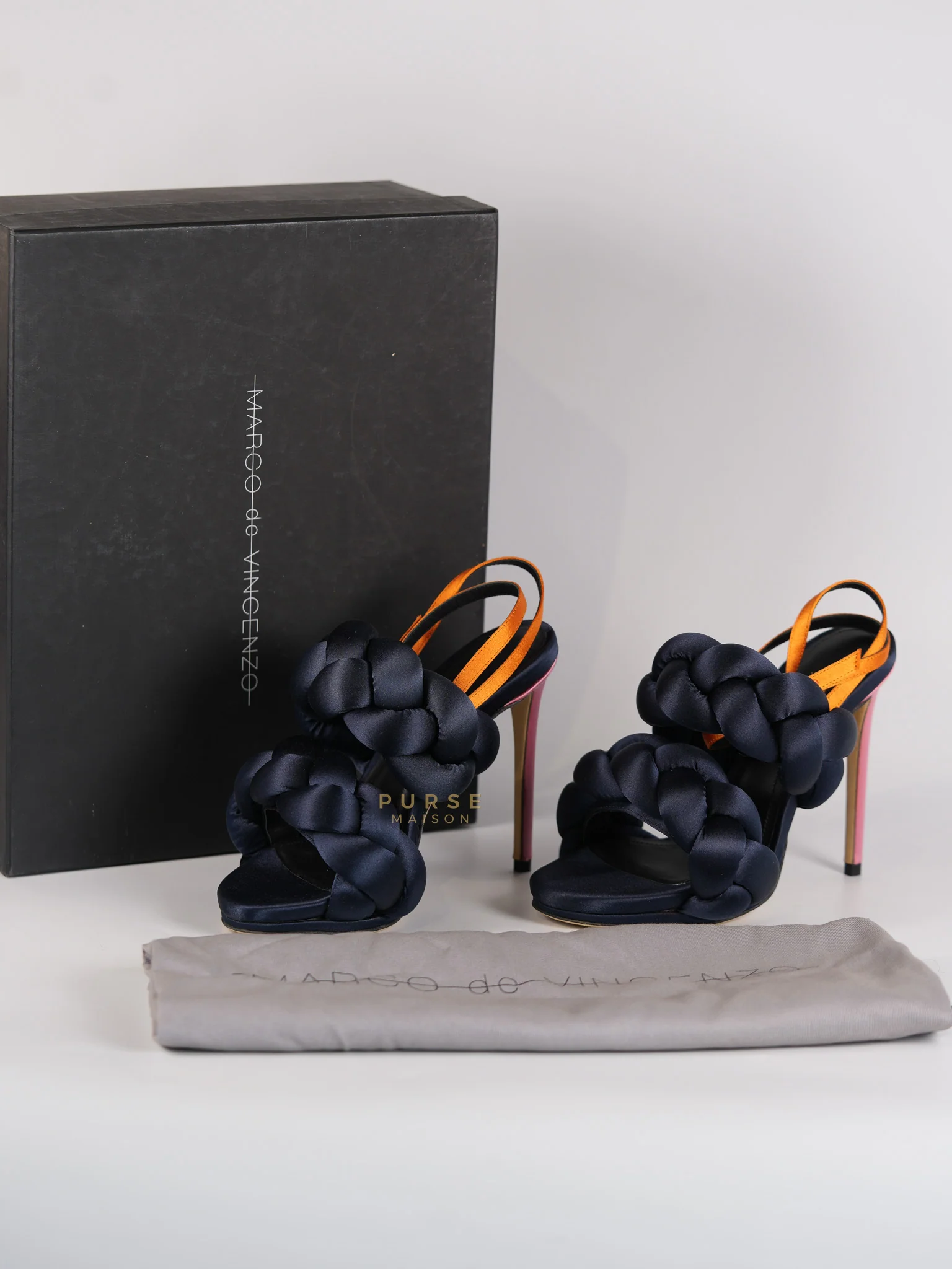 Marco de Vincenzo Velvet Braided Sandals Size 35 Eu (22 cm) - Image 18