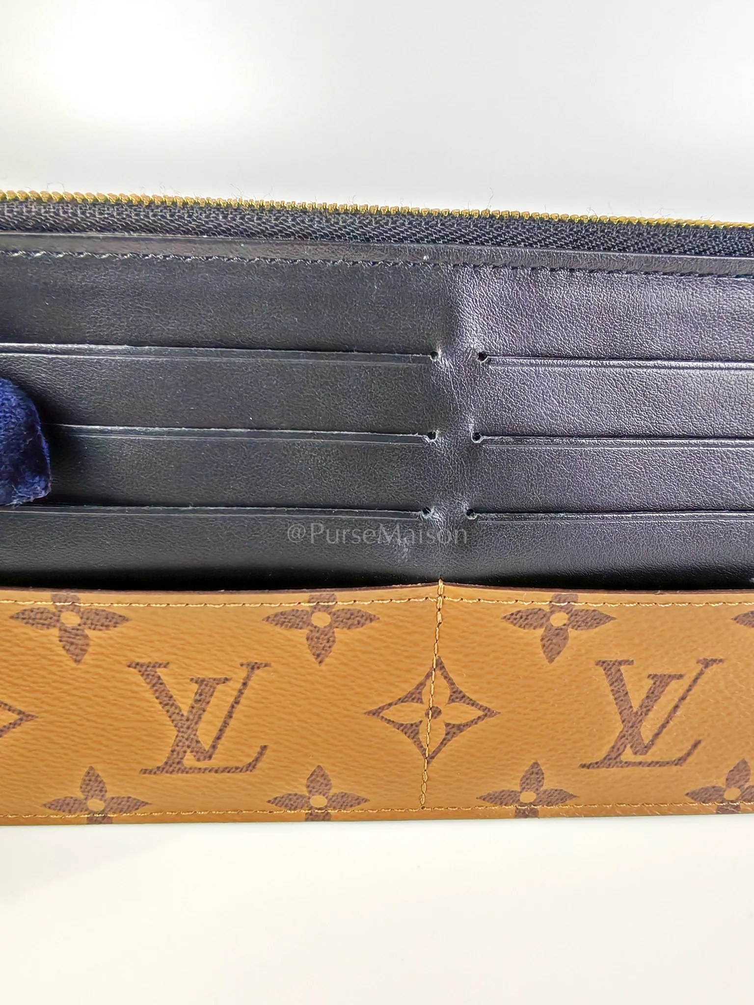 Louis Vuitton Slim Purse in Reverse Monogram Canvas (Date code: GI0241) - Image 12