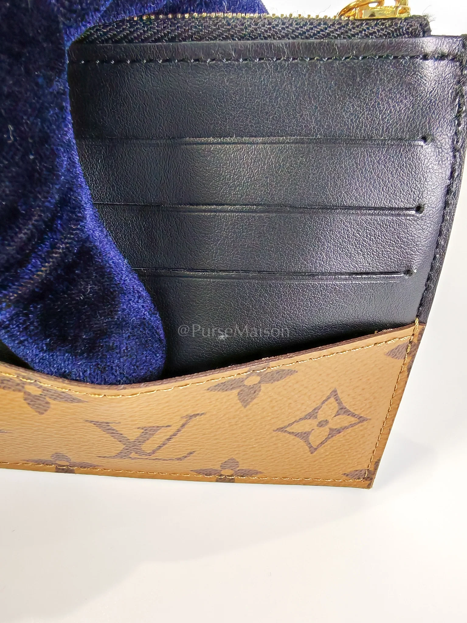 Louis Vuitton Slim Purse in Reverse Monogram Canvas (Date code: GI0241) - Image 13
