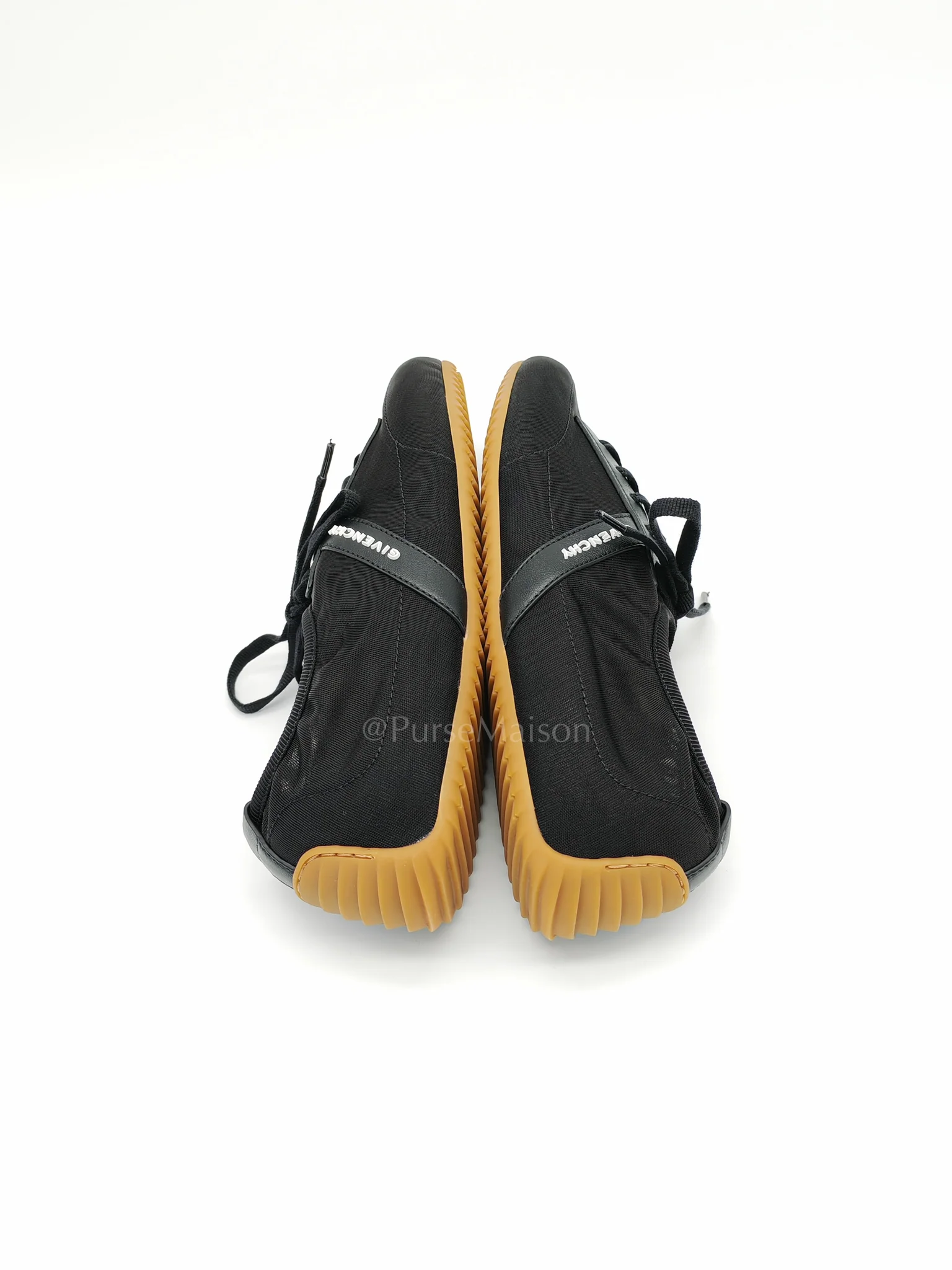 Givenchy Polyamide Low Top Canvas Sneakers Black 37EU (23cm) - Image 5