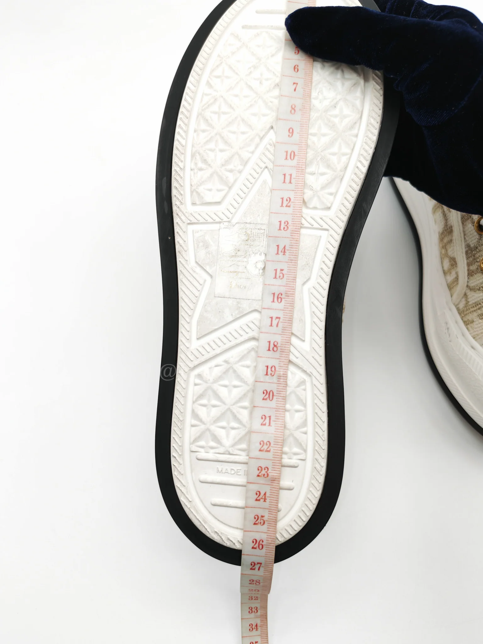 Christian Dior Walk'n'Dior Sneakers in Beige Oblique Embroidered Cotton Motif Size 37 Eu (23cm) - Image 15