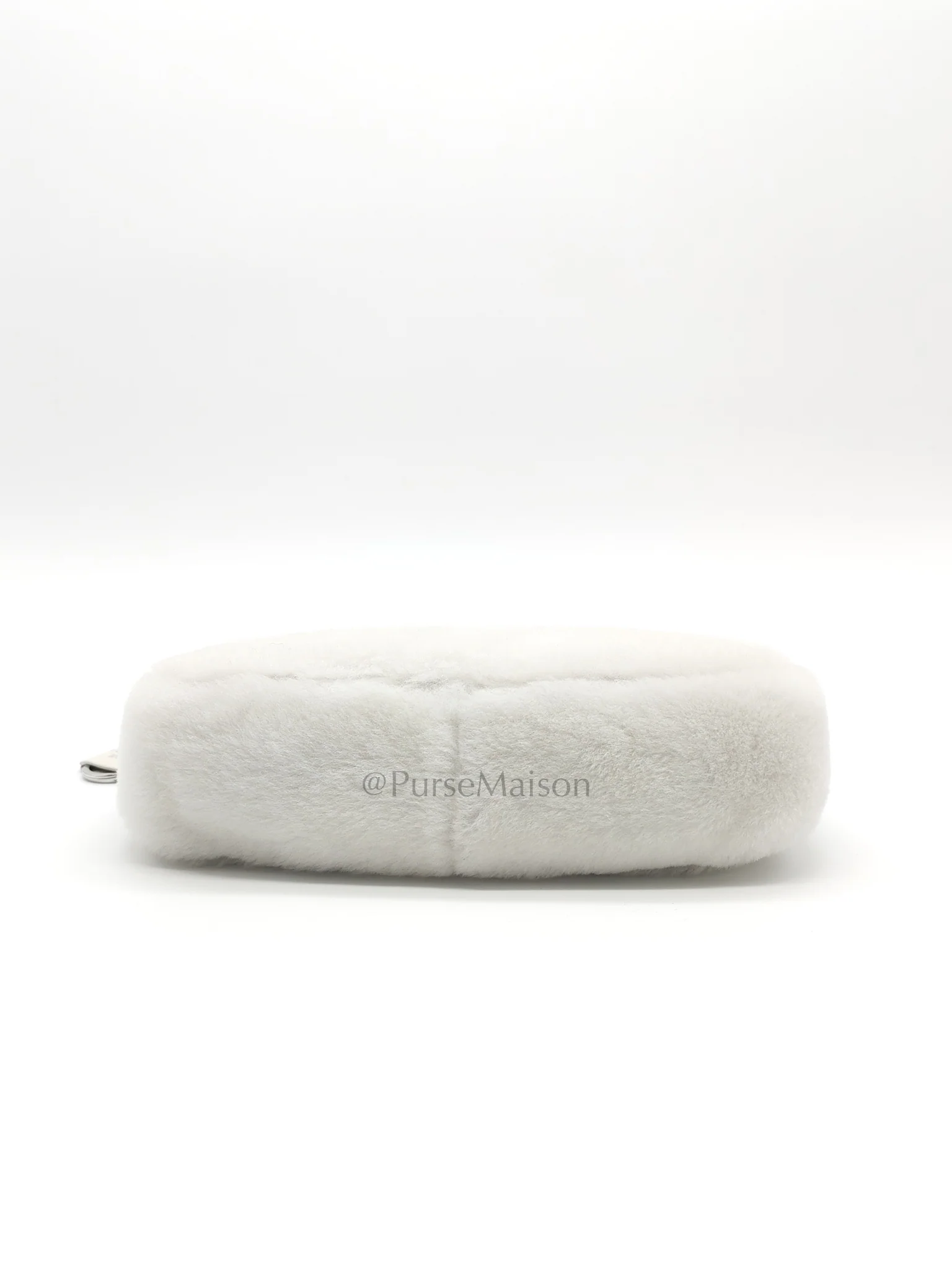 Prada Re-edition 2000 Shearling in Off-White Wool Shoulder Bag - Image 7