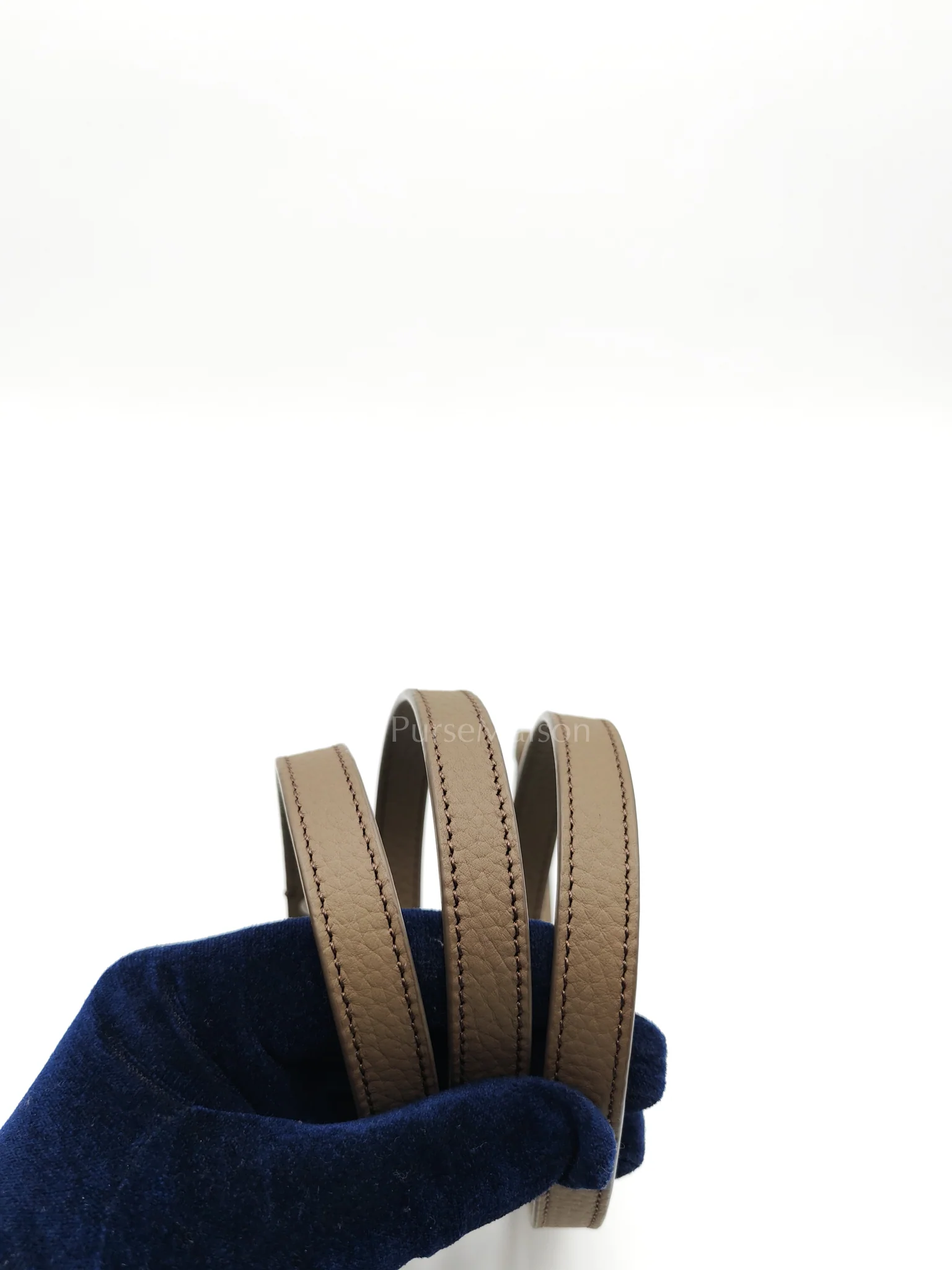 The Row Soft Marguax 12 Matte Smoke Toupe Calfskin Leather - Image 21