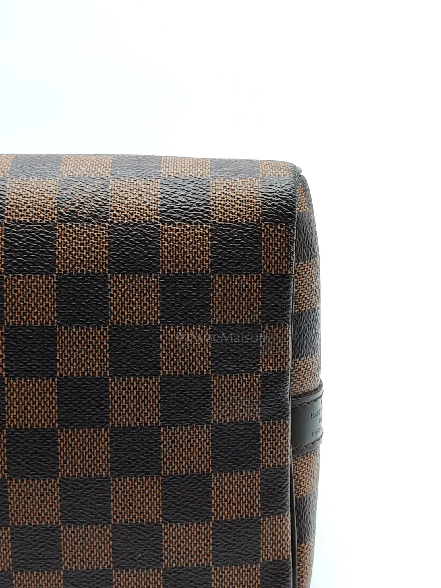 Louis Vuitton Speedy 30 Bandoullier in Damier Ebene Canvas & Gold Hardware (Datecode: CT0134) - Image 16