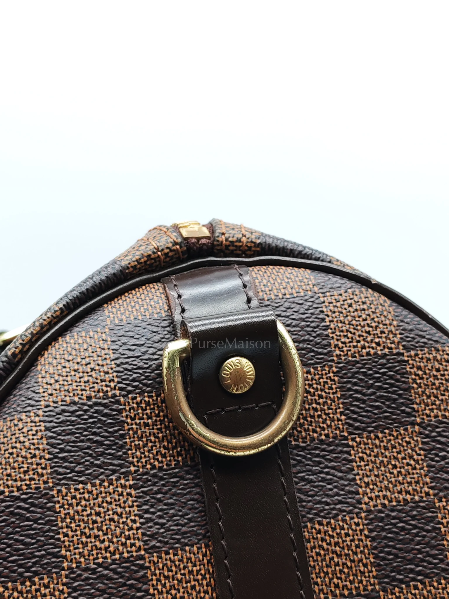 Louis Vuitton Speedy 30 Bandoullier in Damier Ebene Canvas & Gold Hardware (Datecode: CT0134) - Image 18