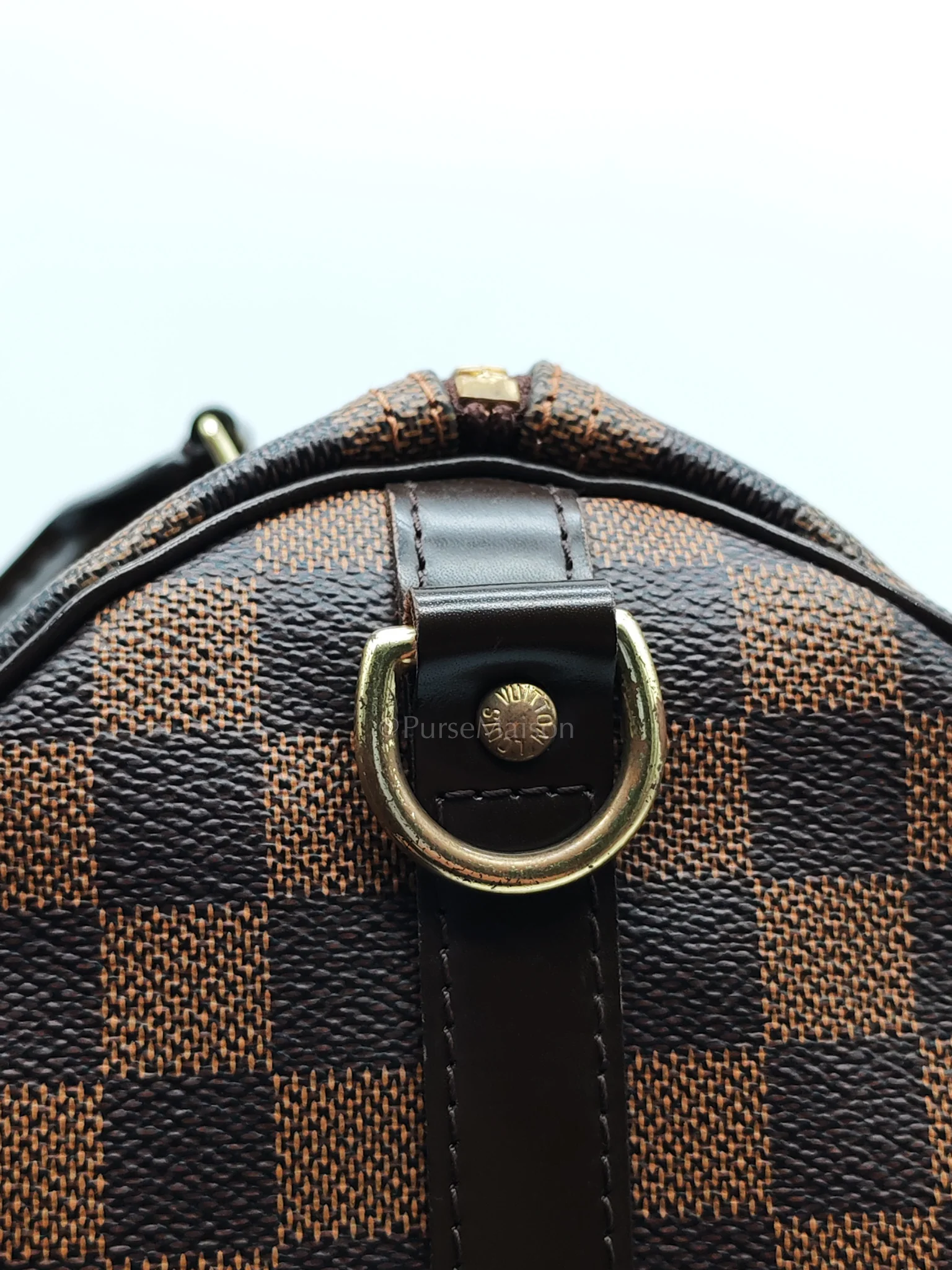 Louis Vuitton Speedy 30 Bandoullier in Damier Ebene Canvas & Gold Hardware (Datecode: CT0134) - Image 19