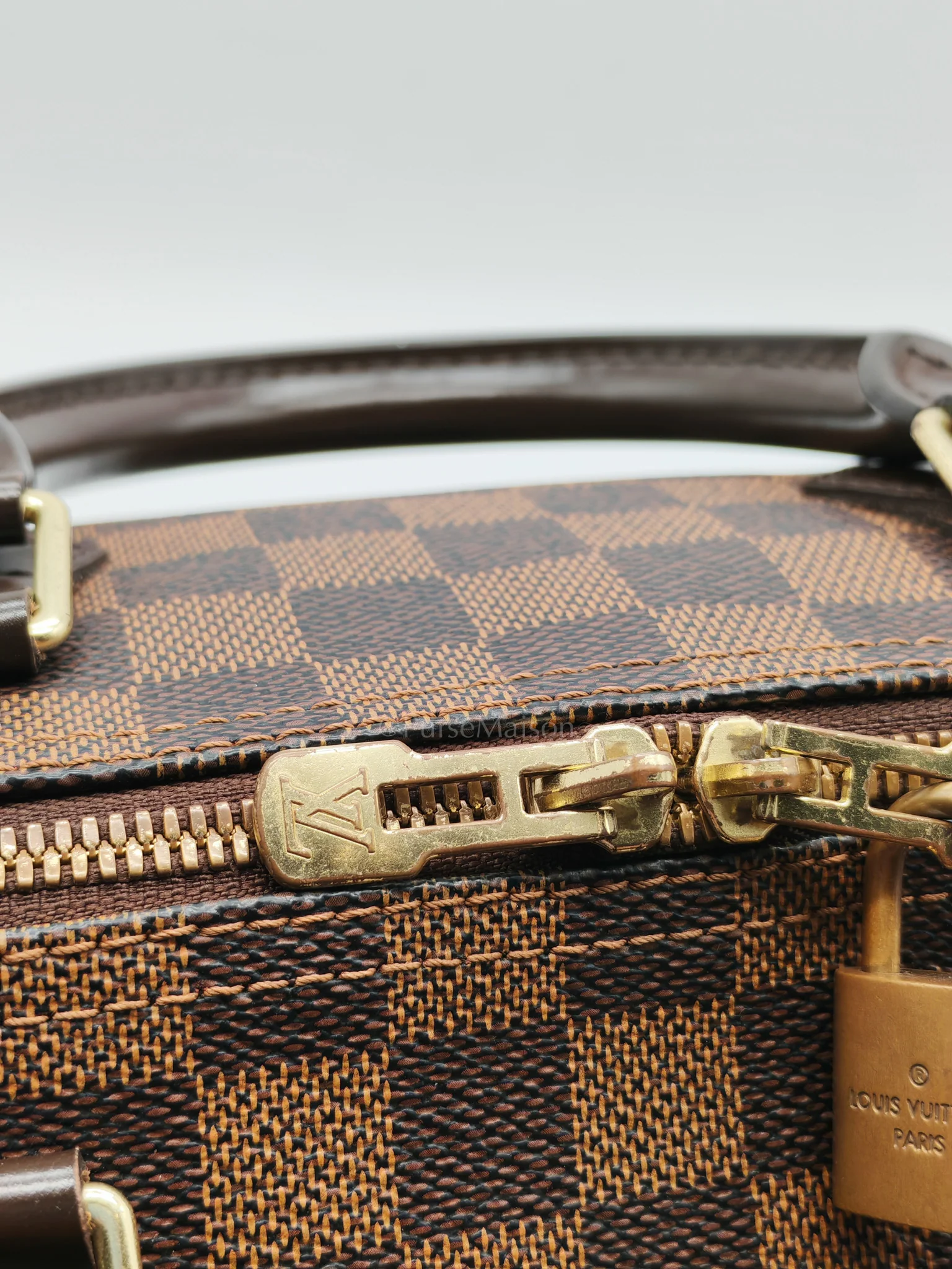 Louis Vuitton Speedy 30 Bandoullier in Damier Ebene Canvas & Gold Hardware (Datecode: CT0134) - Image 29