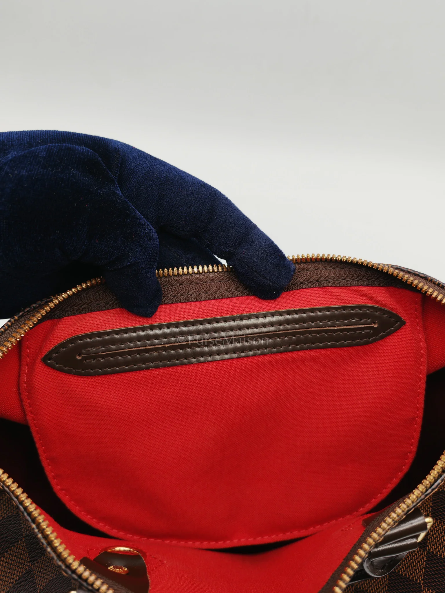 Louis Vuitton Speedy 30 Bandoullier in Damier Ebene Canvas & Gold Hardware (Datecode: CT0134) - Image 38