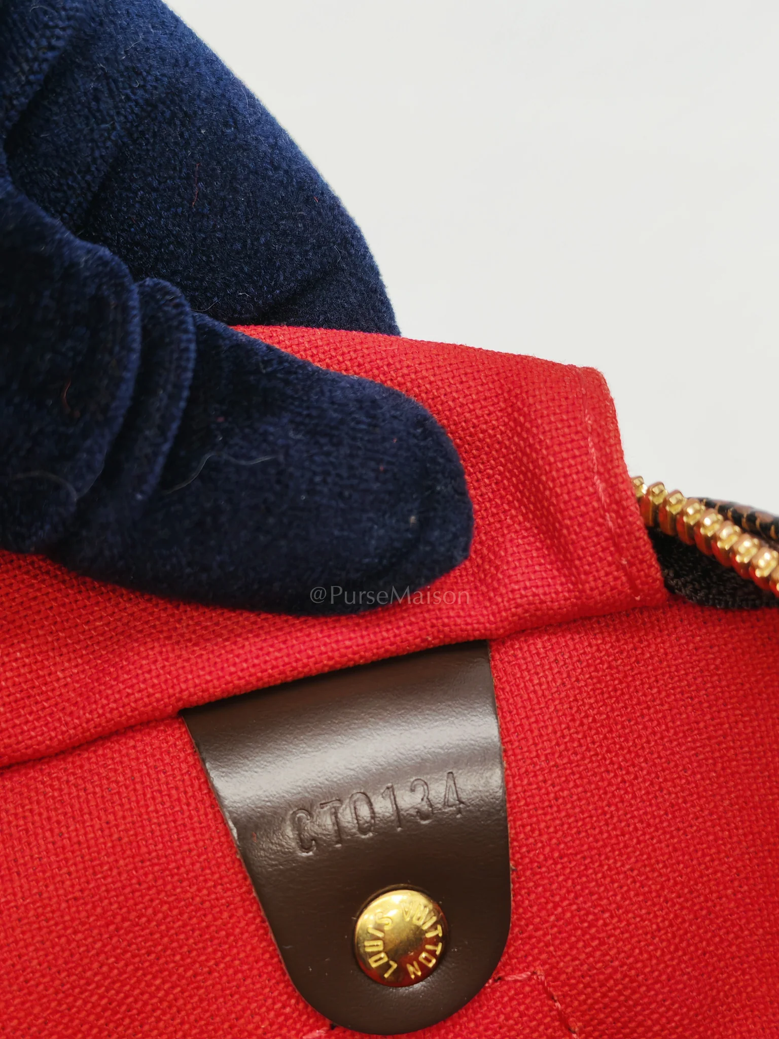 Louis Vuitton Speedy 30 Bandoullier in Damier Ebene Canvas & Gold Hardware (Datecode: CT0134) - Image 40
