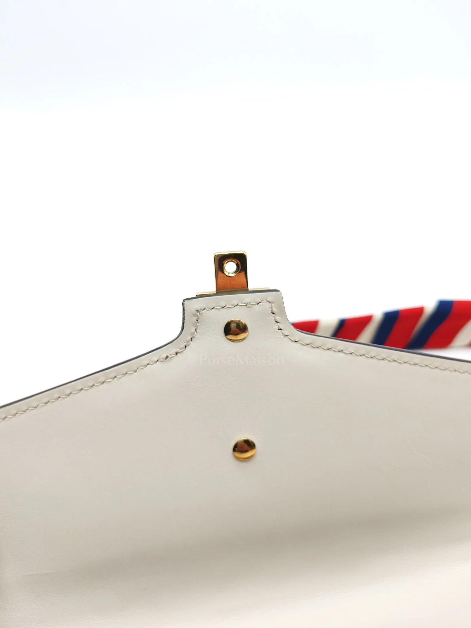 Gucci Sylvie Shoulder Bag in Off White Smooth Calfskin Leather - Image 26