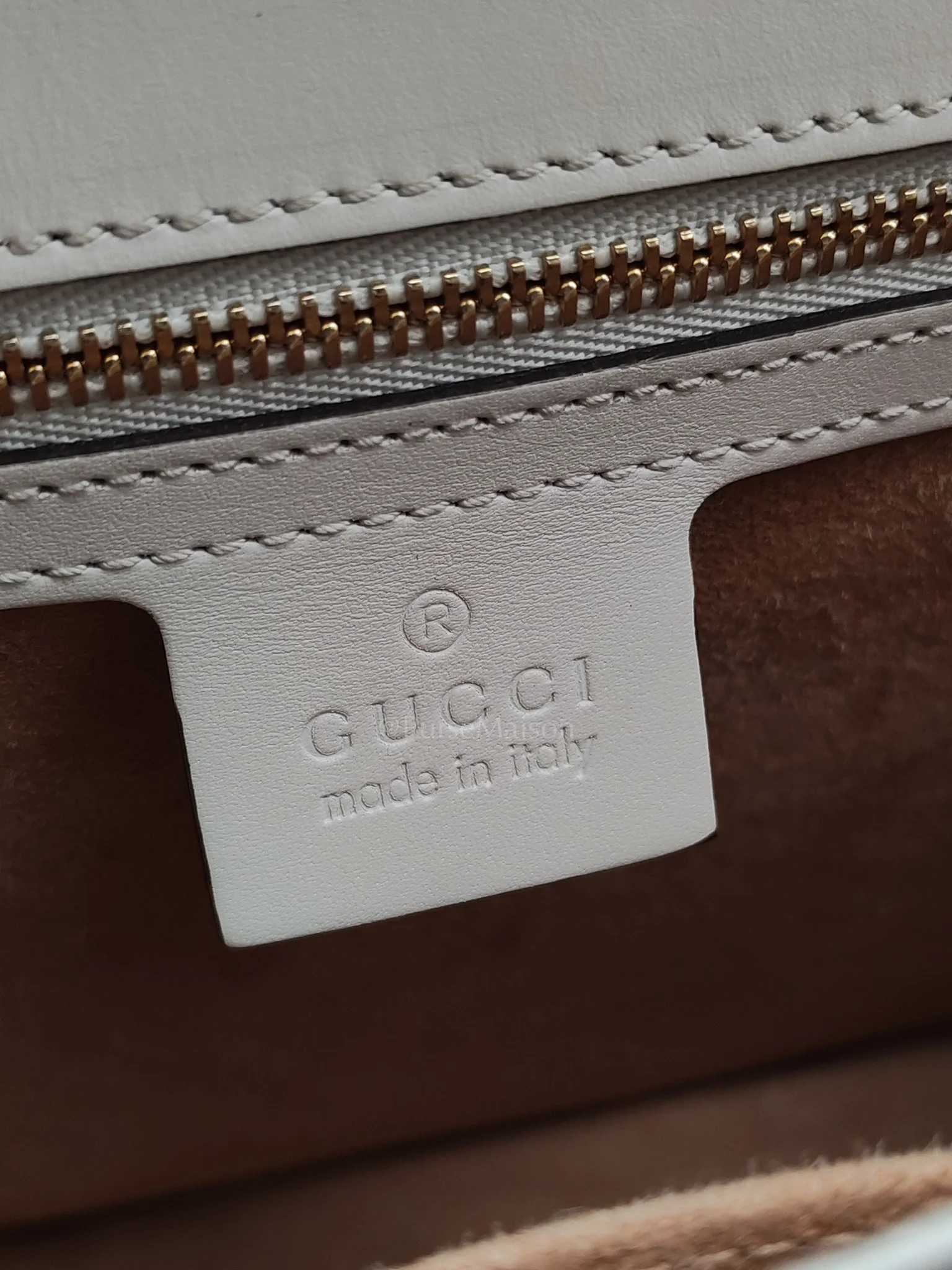 Gucci Sylvie Shoulder Bag in Off White Smooth Calfskin Leather - Image 29