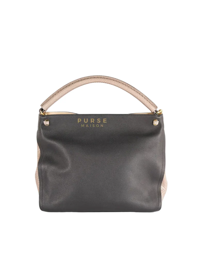 Louis Vuitton Tournon Black Snake Skin Handle Taurillon Leather (Date Code: AH2195) - Image 3
