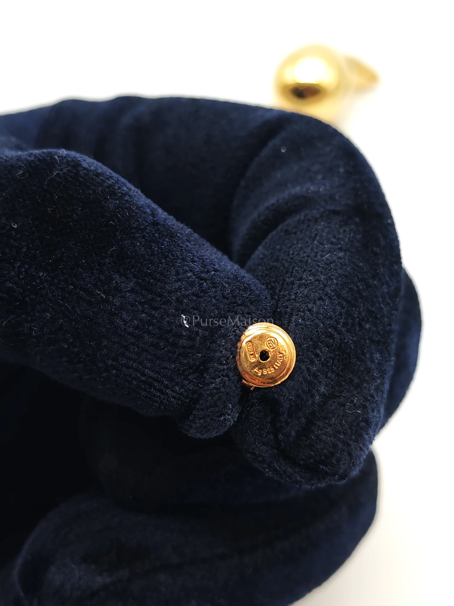 Bottega Veneta Tear Drop Earrings Gold - Image 6
