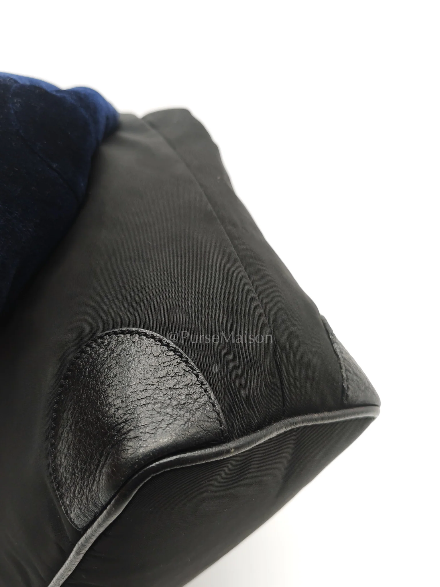 Prada Tessuto Shoulder Bag in Black Nylon Canvas & Silver Hardware - Image 19