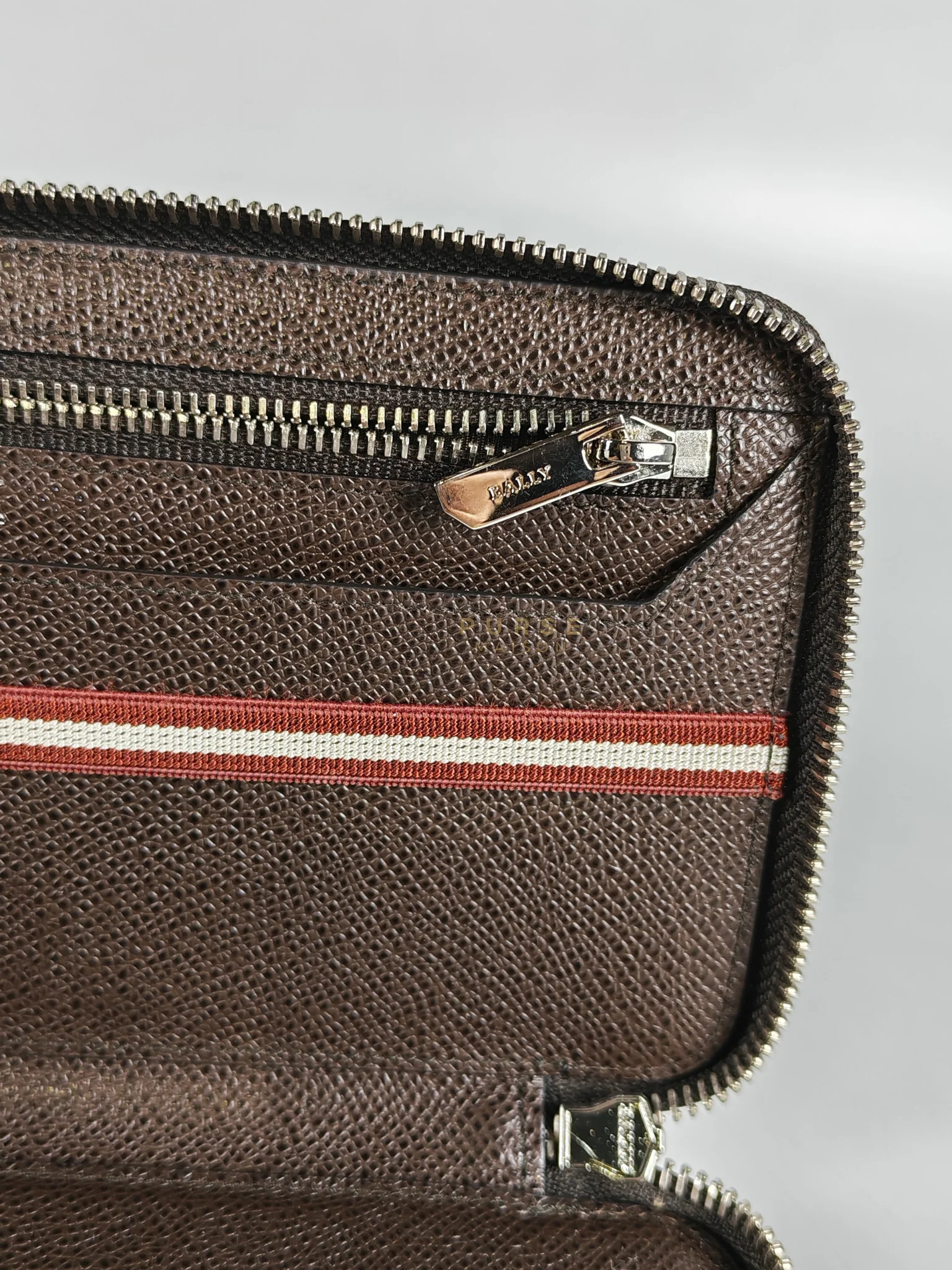 Bally Tirk Mens Coffee Travel Long Wallet - Image 20