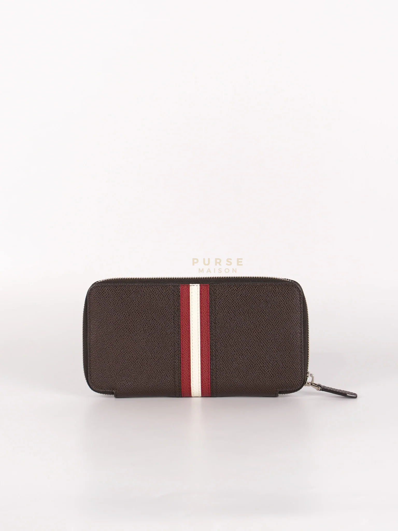 Bally Tirk Mens Coffee Travel Long Wallet - Image 4