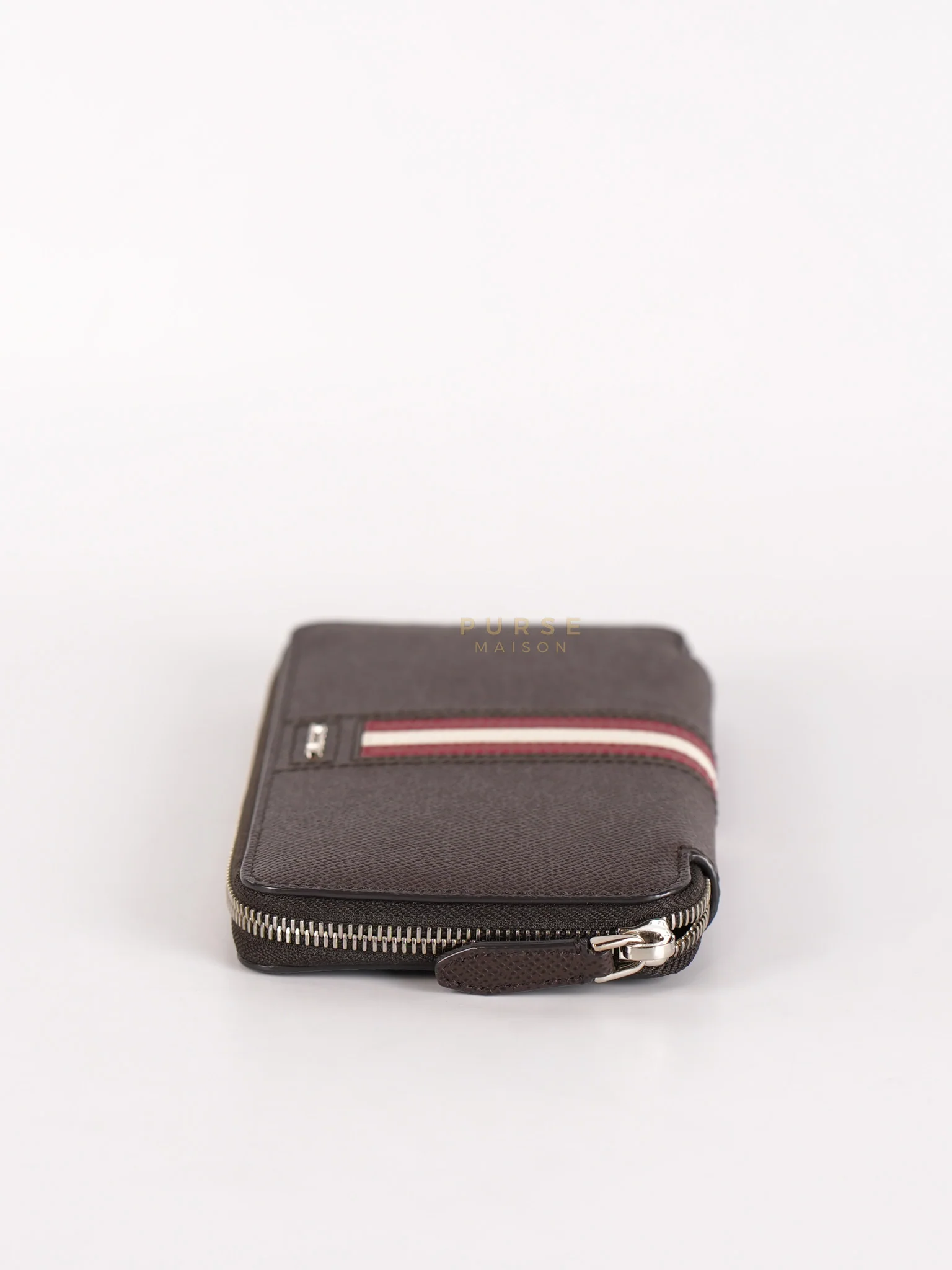 Bally Tirk Mens Coffee Travel Long Wallet - Image 5