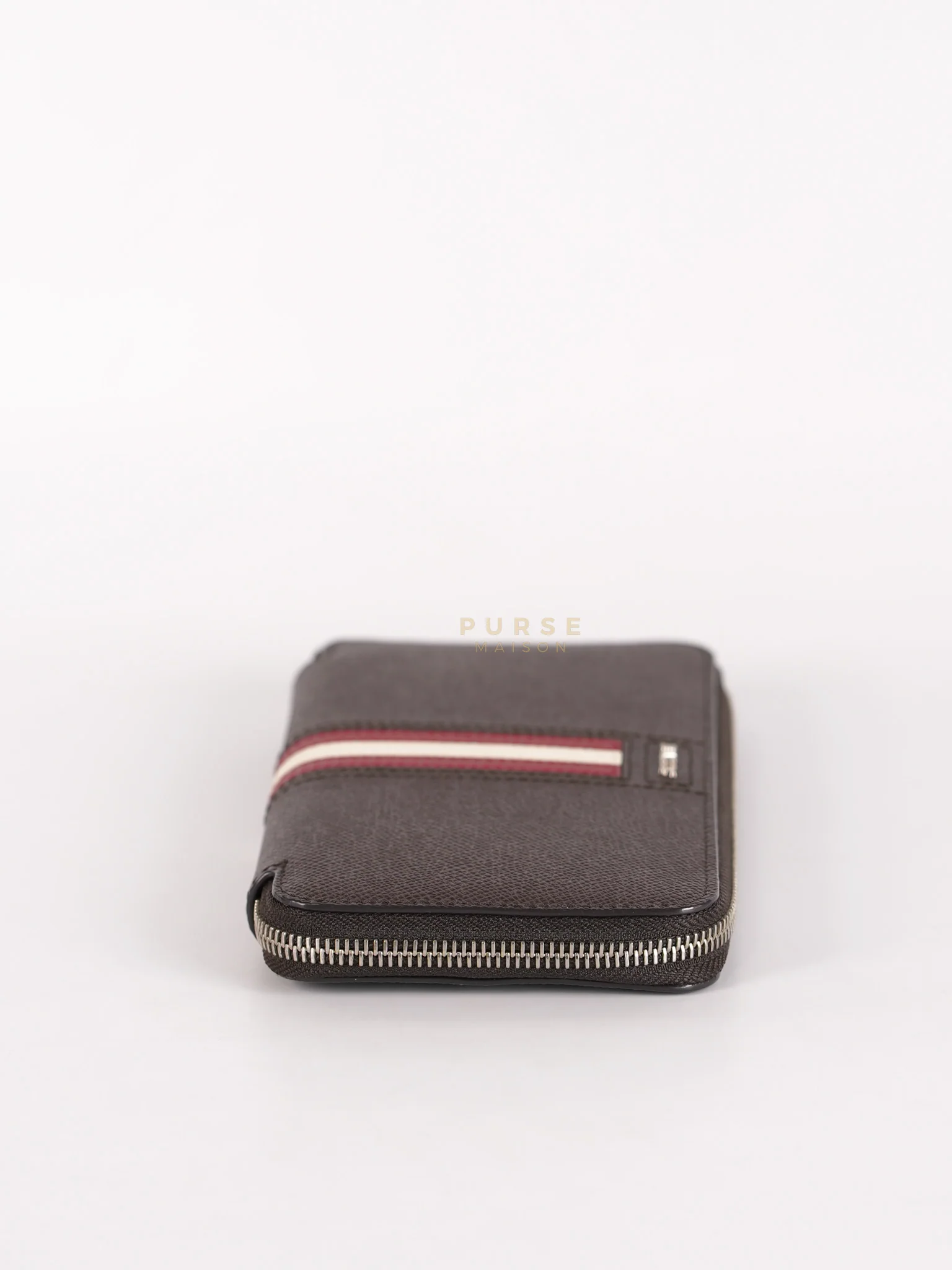 Bally Tirk Mens Coffee Travel Long Wallet - Image 6