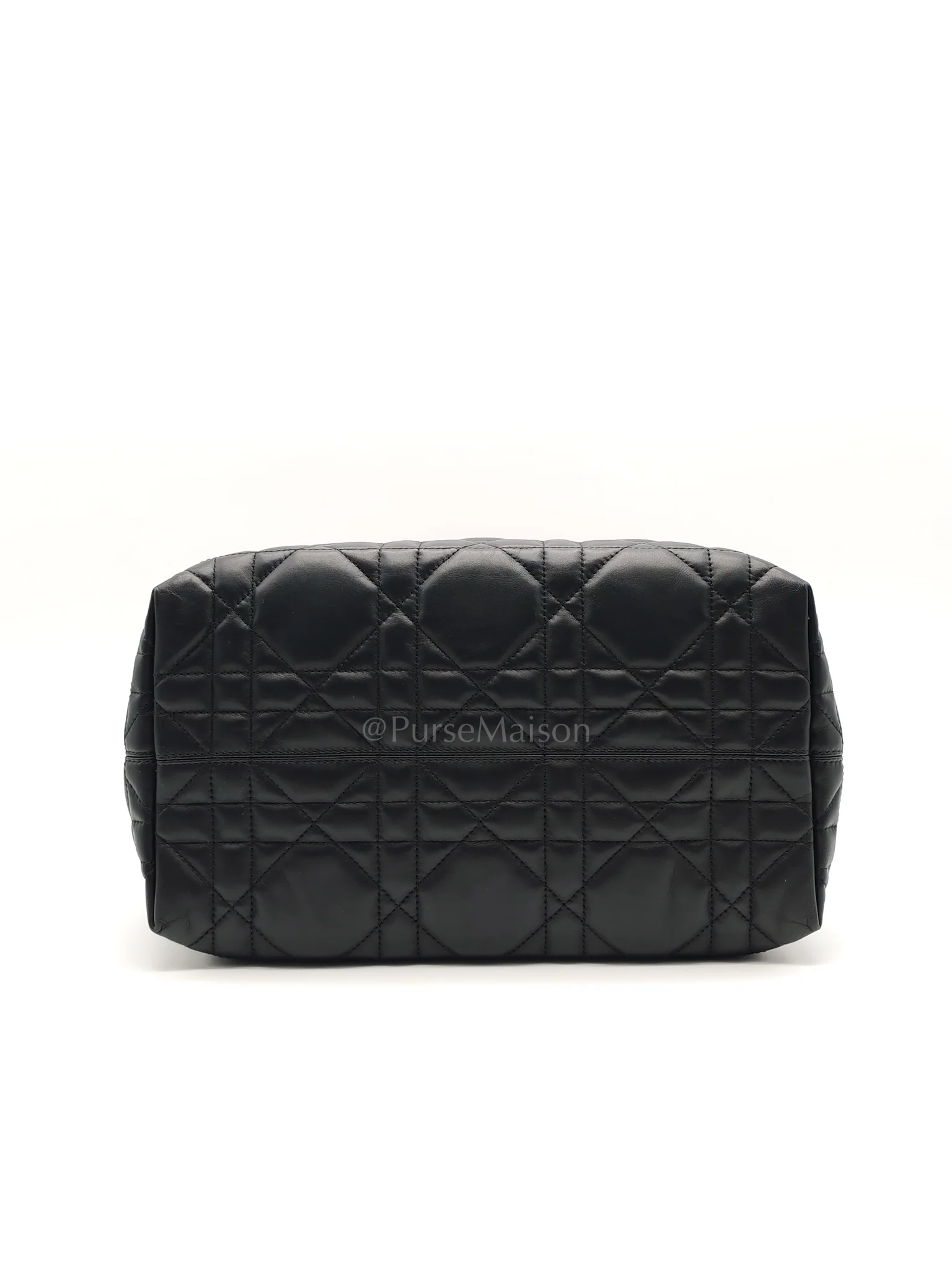 Christian Dior Toujours Medium in Black Lambskin Leather Hand Bag - Image 7
