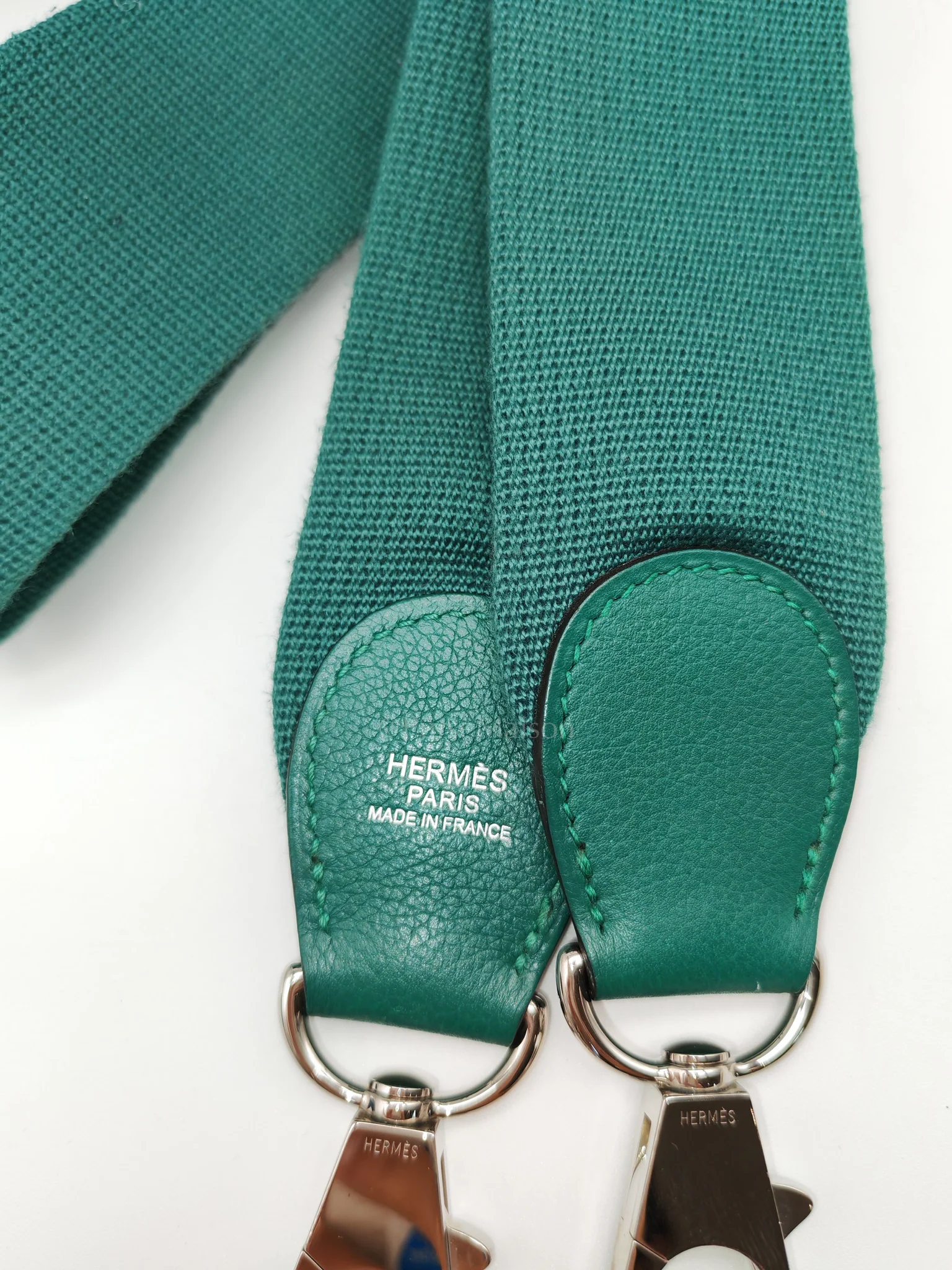Hermes Toolbox 33 in Malachite Evercolor Leather Palladium Hardware - Image 33