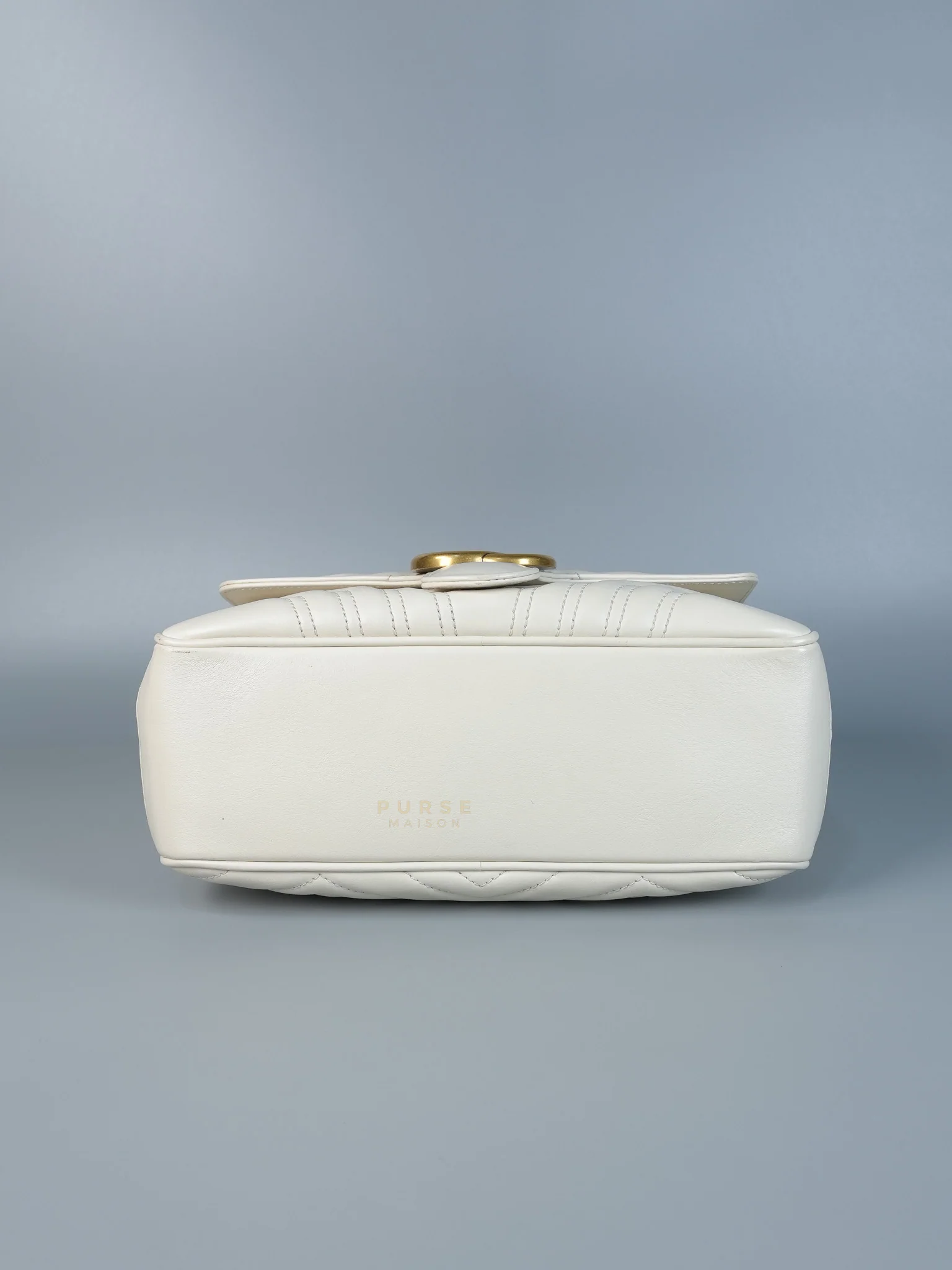 Gucci GG Marmont Top-Handle Medium in Matelassé Sylvie Web Calfskin Leather - Image 8
