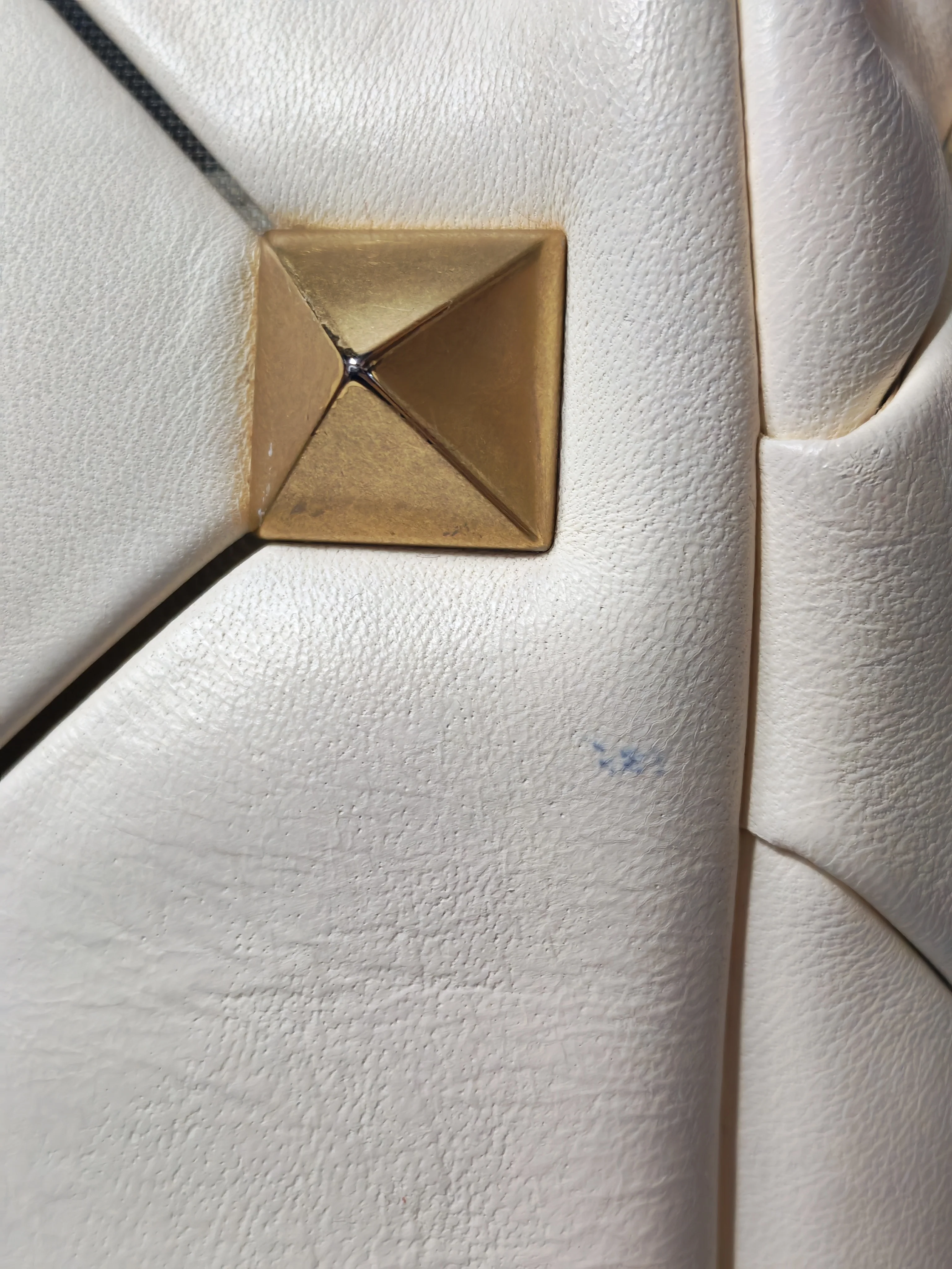 Valentino Roman Stud Top Handle Off White Nappa Leather Crossbody Bag - Image 45
