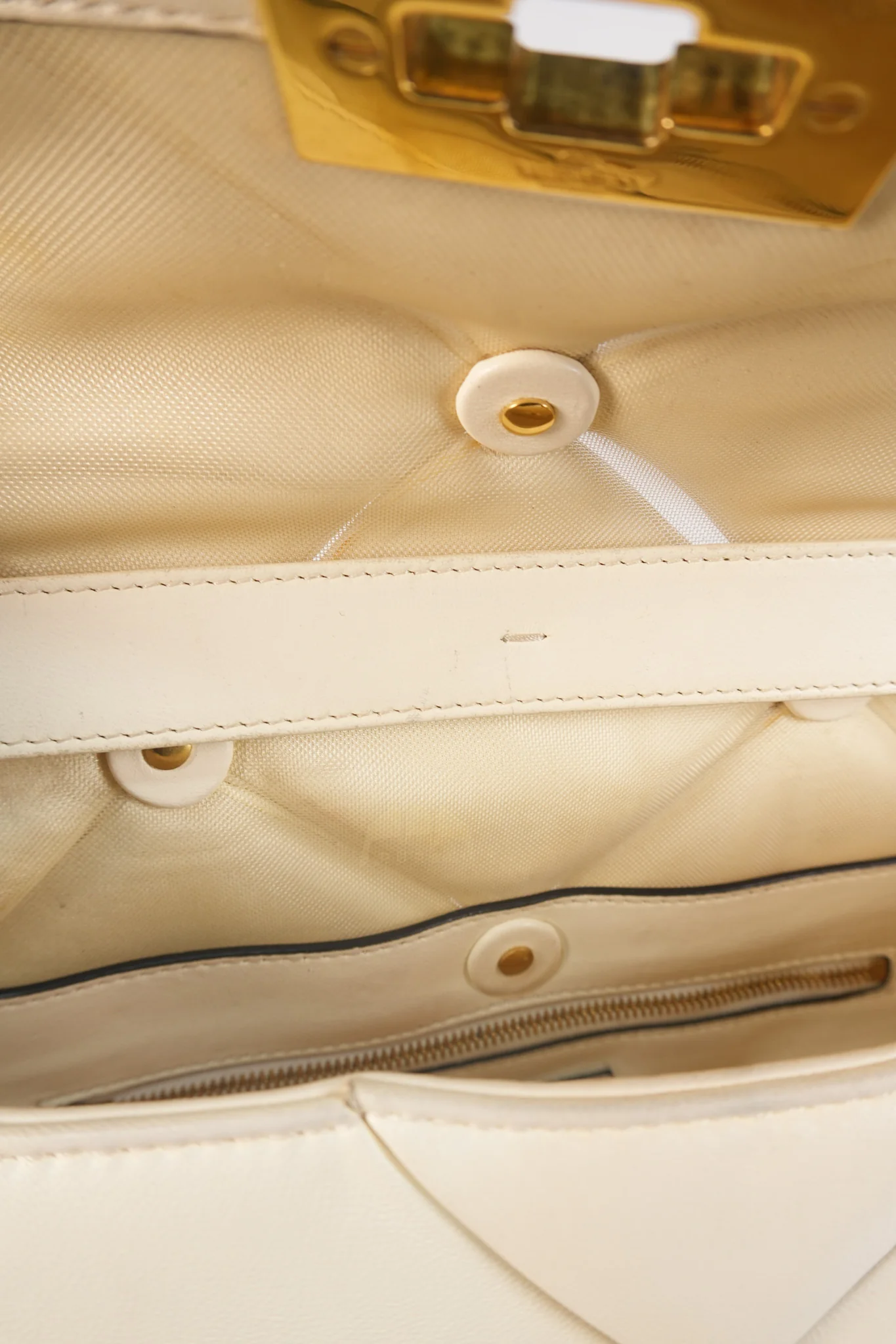 Valentino Roman Stud Top Handle Off White Nappa Leather Crossbody Bag - Image 53